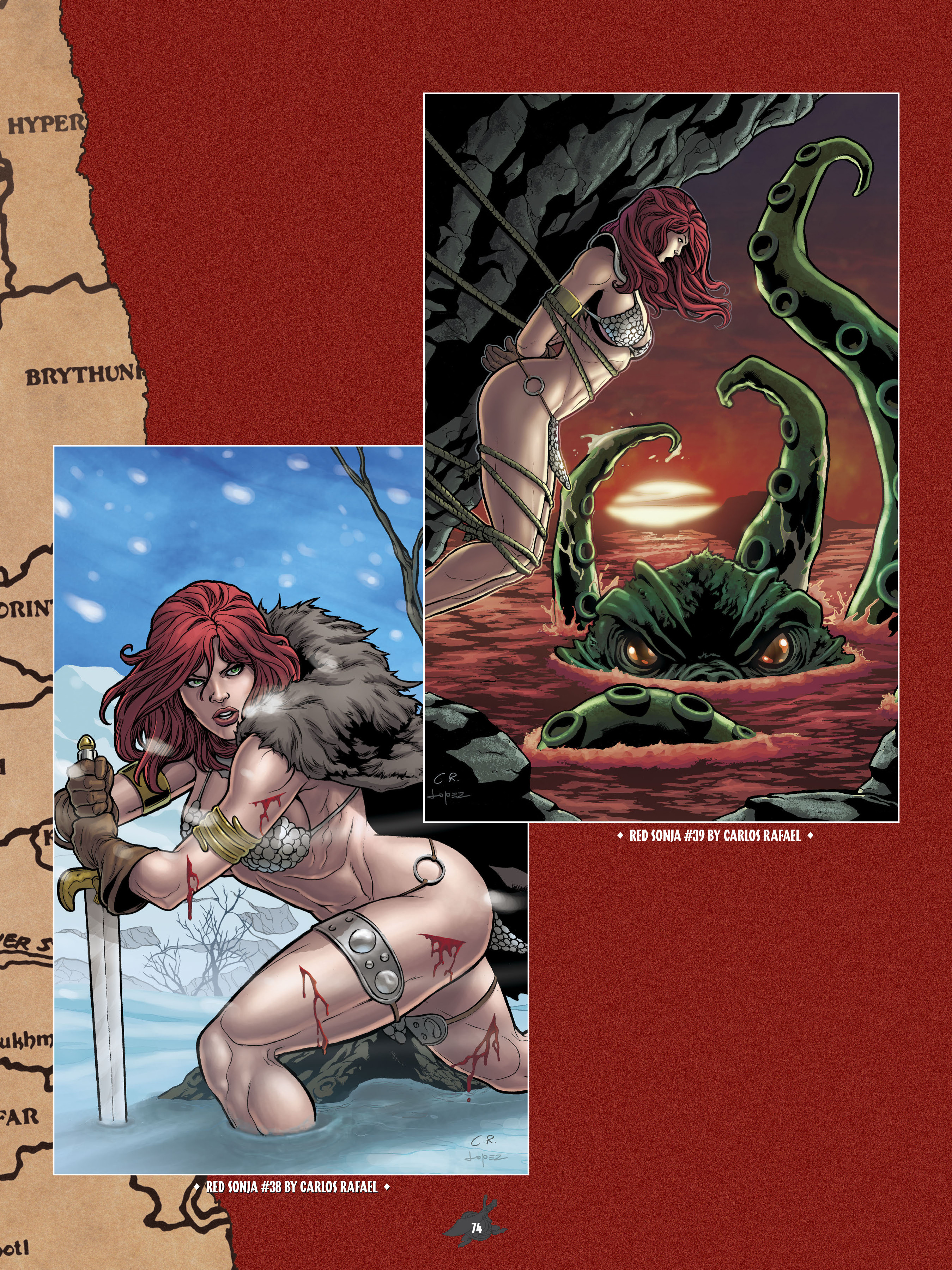 Read online The Art of Red Sonja comic -  Issue # TPB 1 (Part 1) - 73