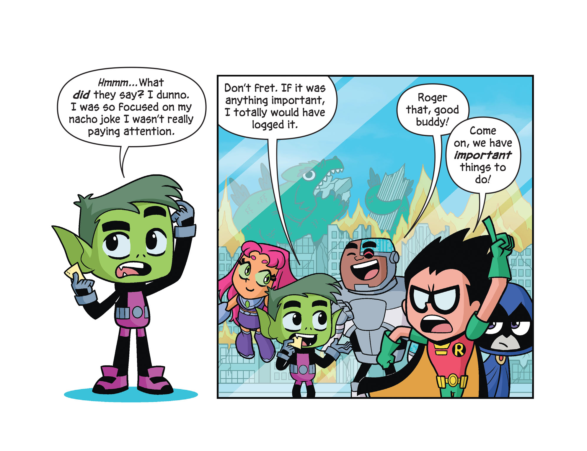 Read online Teen Titans Go! Roll With It! comic -  Issue #4 - 13