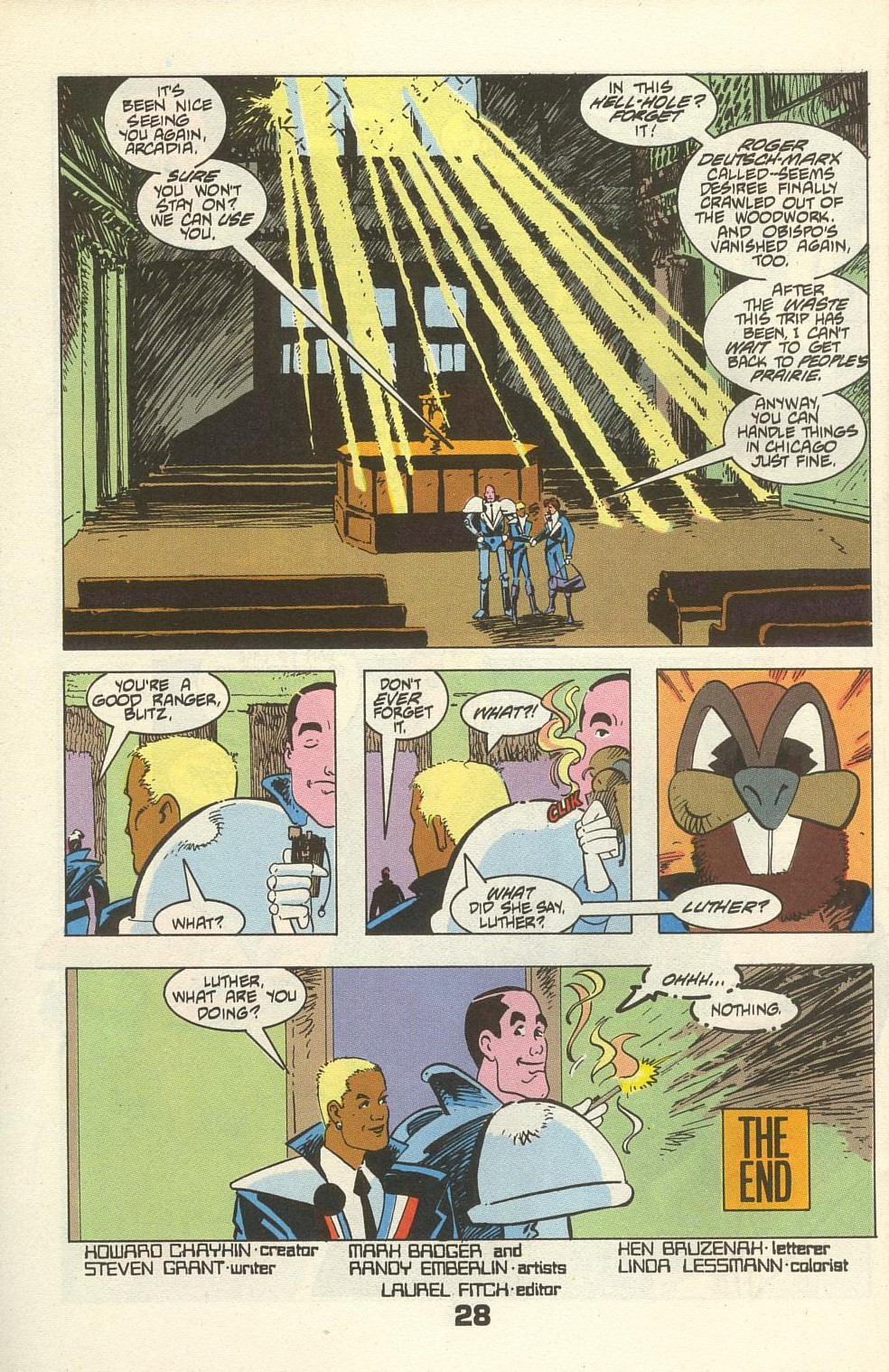 Read online American Flagg! comic -  Issue #34 - 34