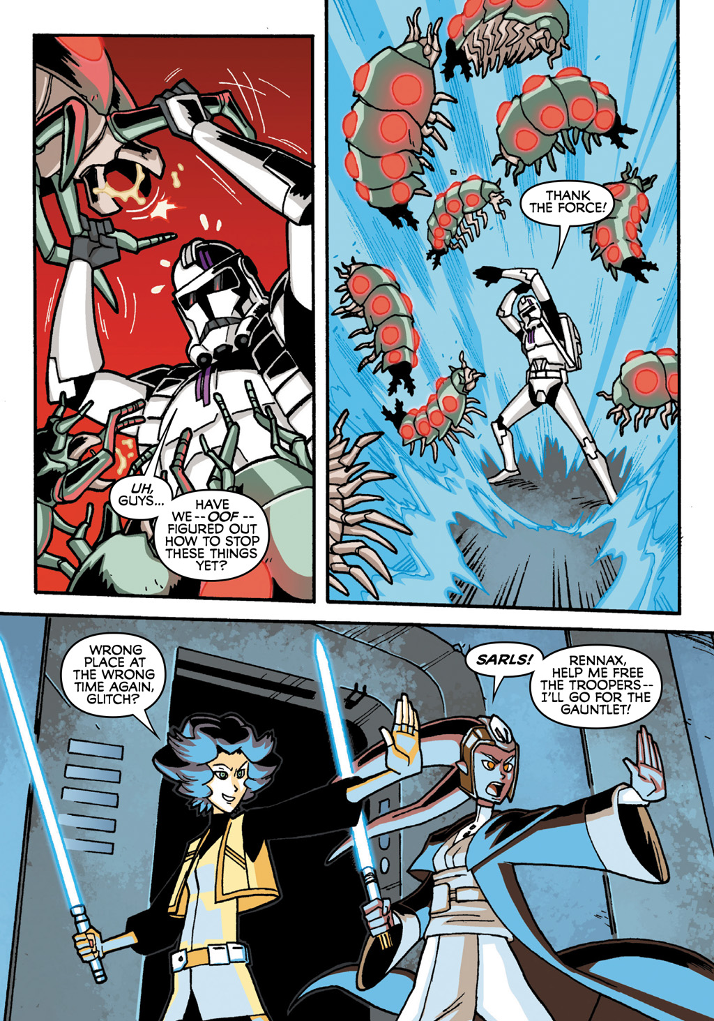 Read online Star Wars: The Clone Wars - Defenders of the Lost Temple comic -  Issue # Full - 34