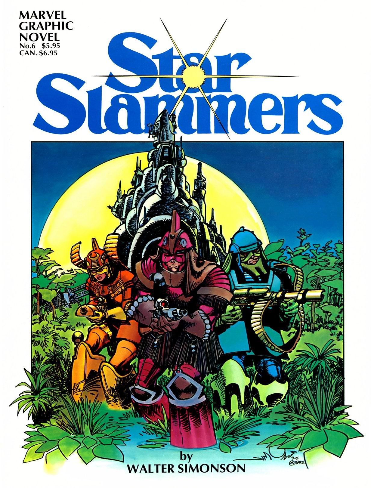 Read online Marvel Graphic Novel comic -  Issue #6 - The Star Slammers - 1