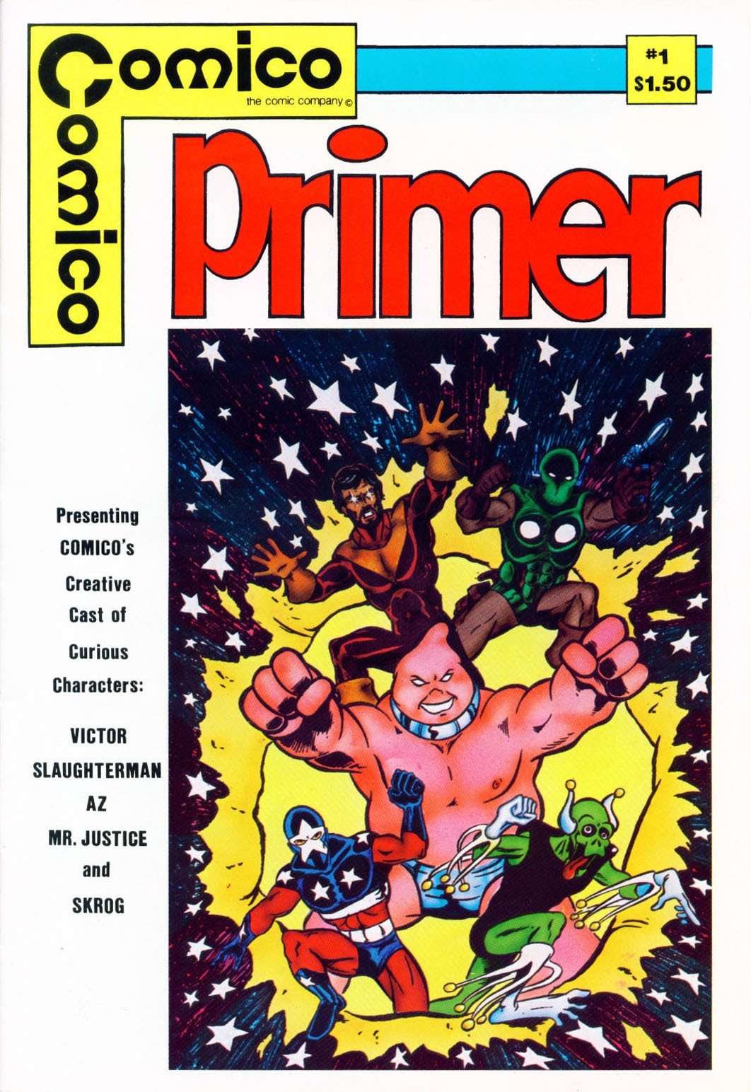 Read online Comico Primer comic -  Issue #1 - 1