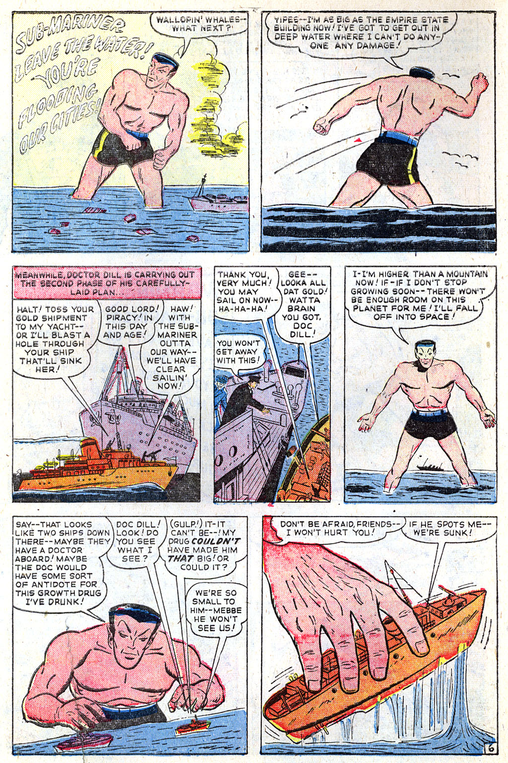 Read online Sub-Mariner Comics comic -  Issue #31 - 7