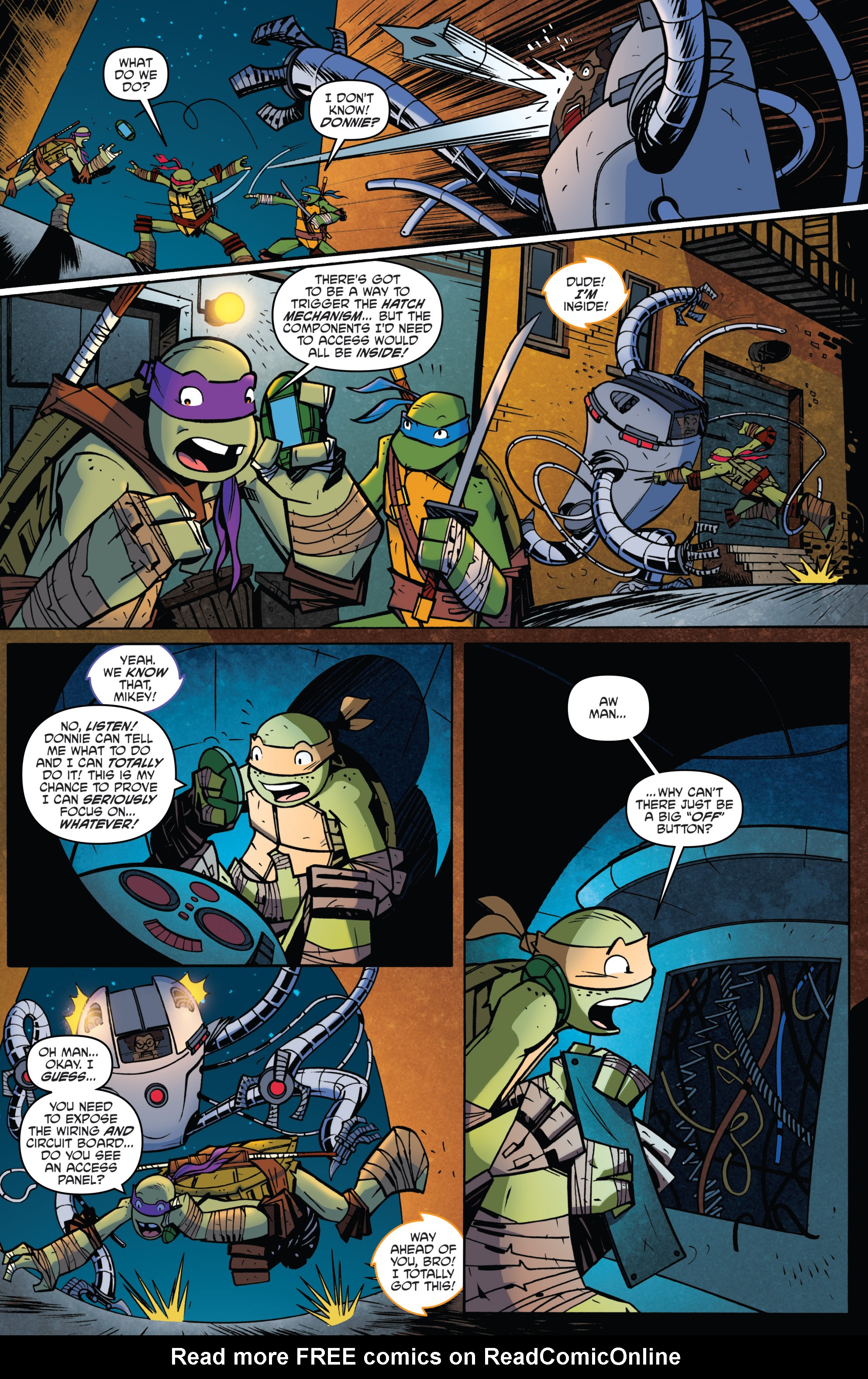 Read online Teenage Mutant Ninja Turtles New Animated Adventures comic -  Issue #14 - 19