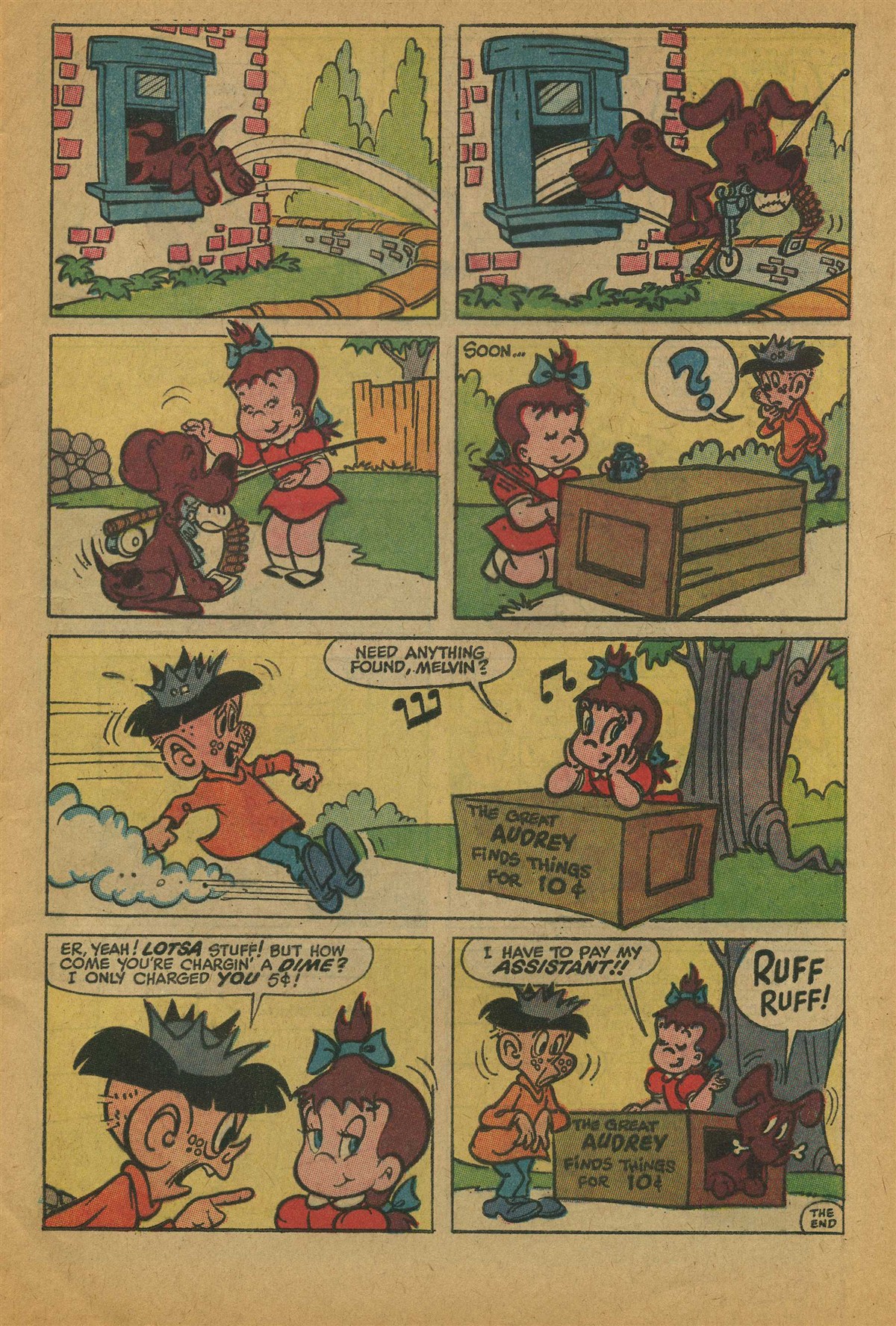 Read online Little Audrey And Melvin comic -  Issue #4 - 9