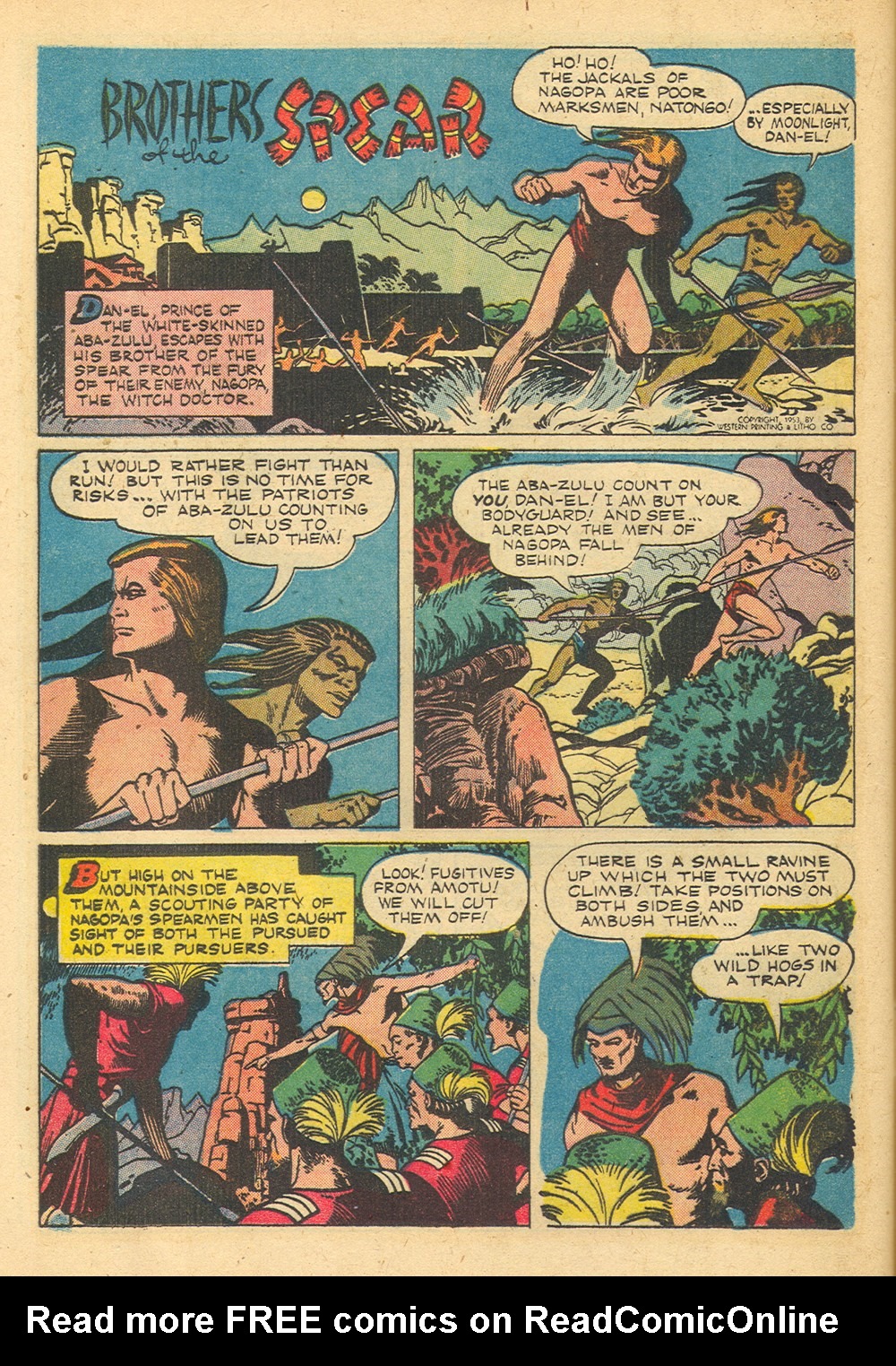 Read online Tarzan (1948) comic -  Issue #45 - 44