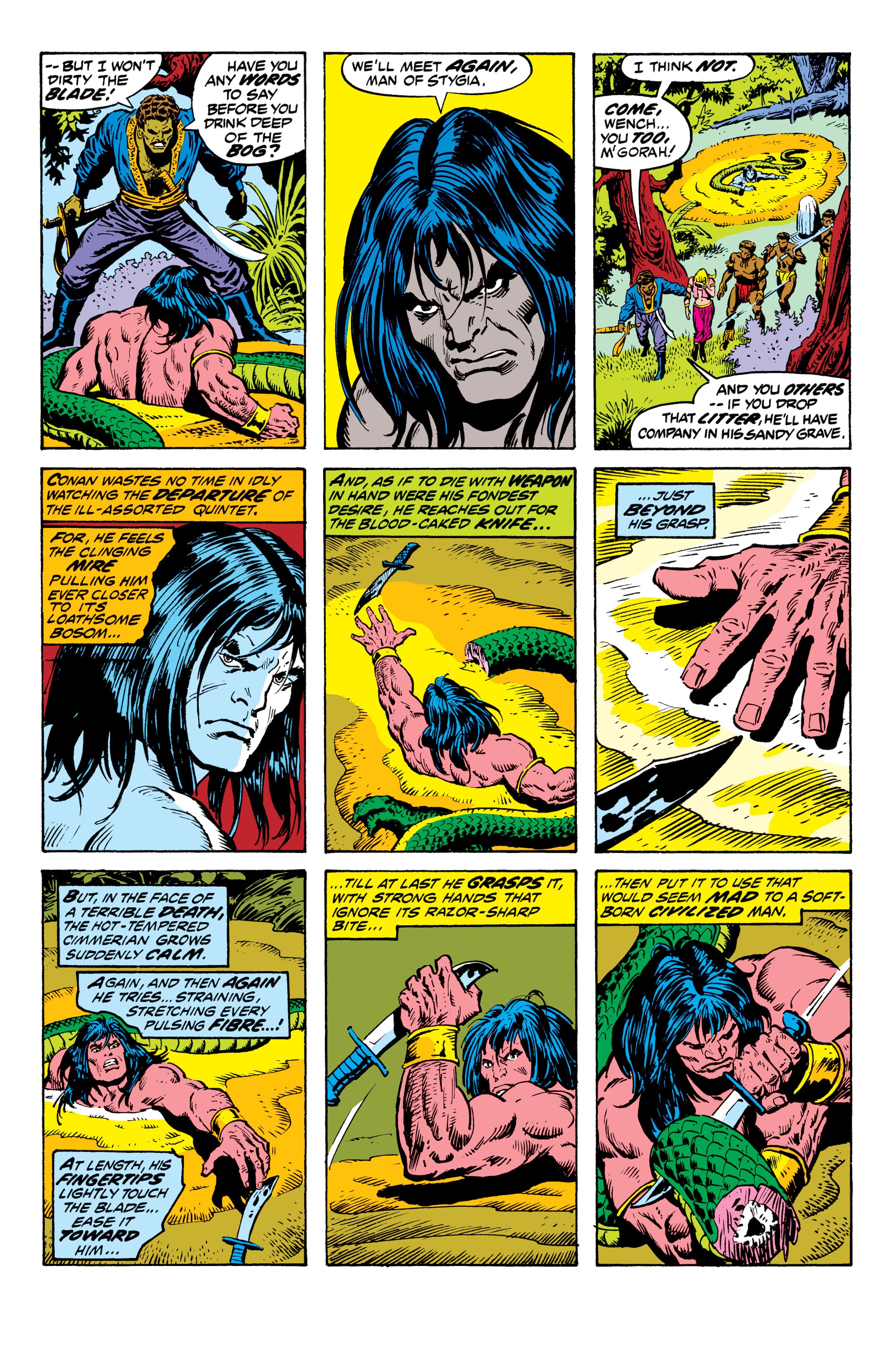 Read online Conan The Barbarian Epic Collection: The Original Marvel Years - The Curse Of The Golden Skull comic -  Issue # TPB (Part 1) - 31