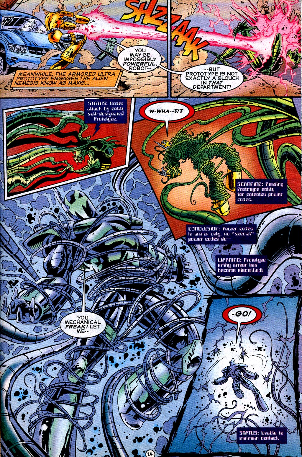 Read online UltraForce (1995) comic -  Issue #12 - 16