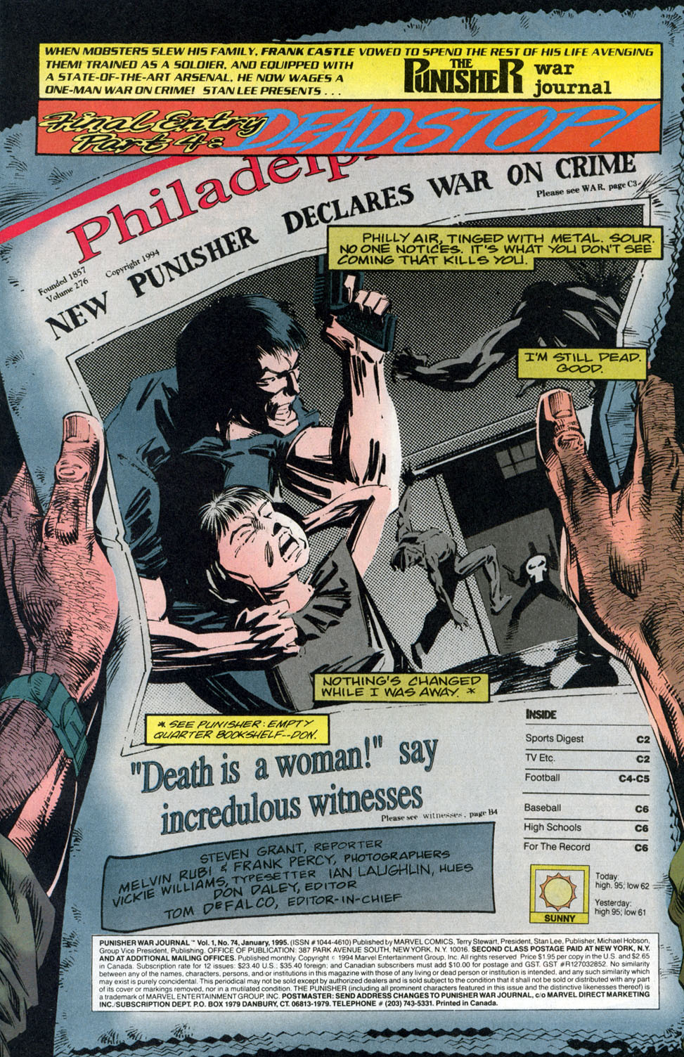 Read online The Punisher War Journal comic -  Issue #74 - 2