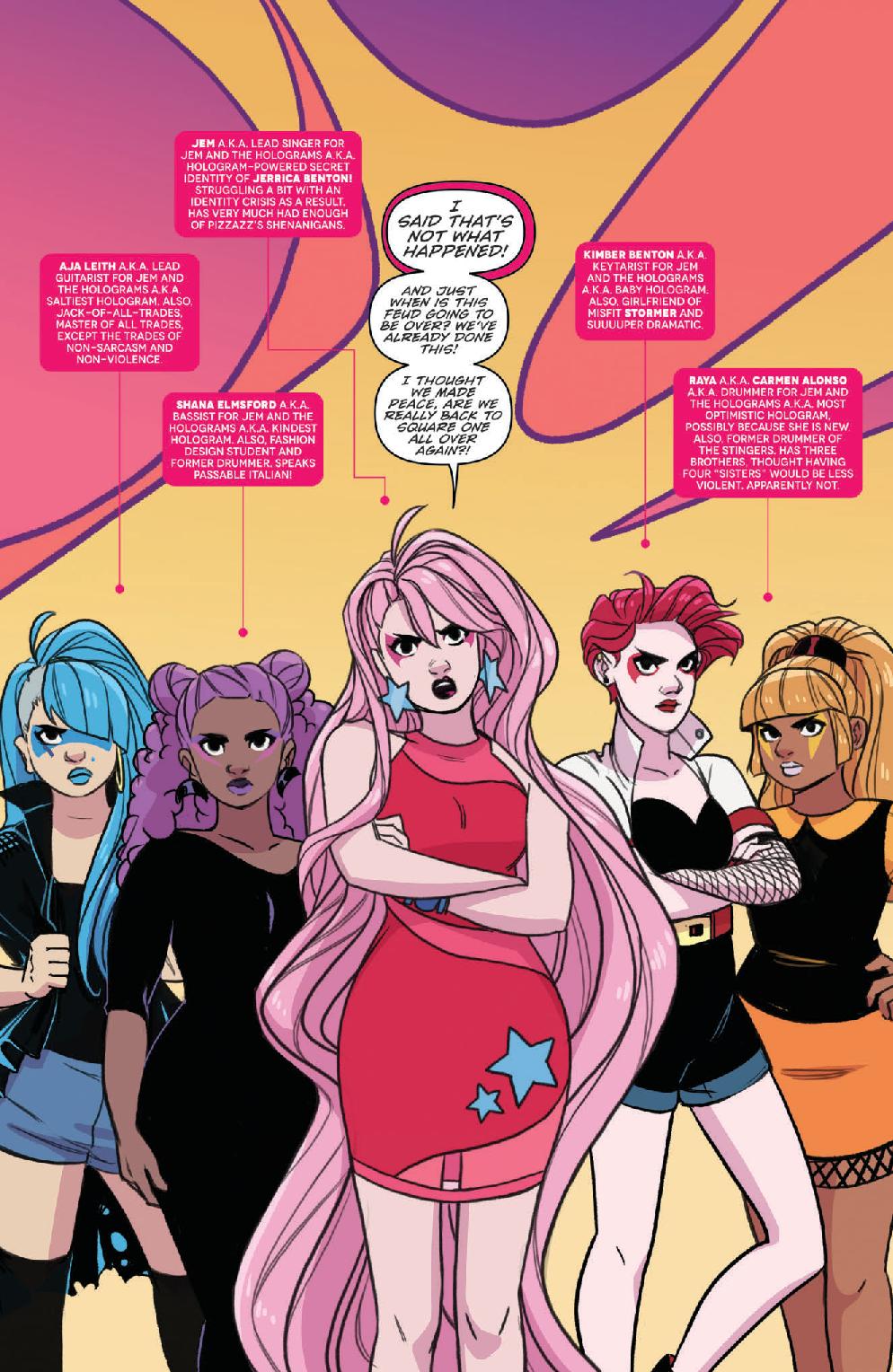 Read online Jem and the Holograms 20/20 comic -  Issue # Full - 30