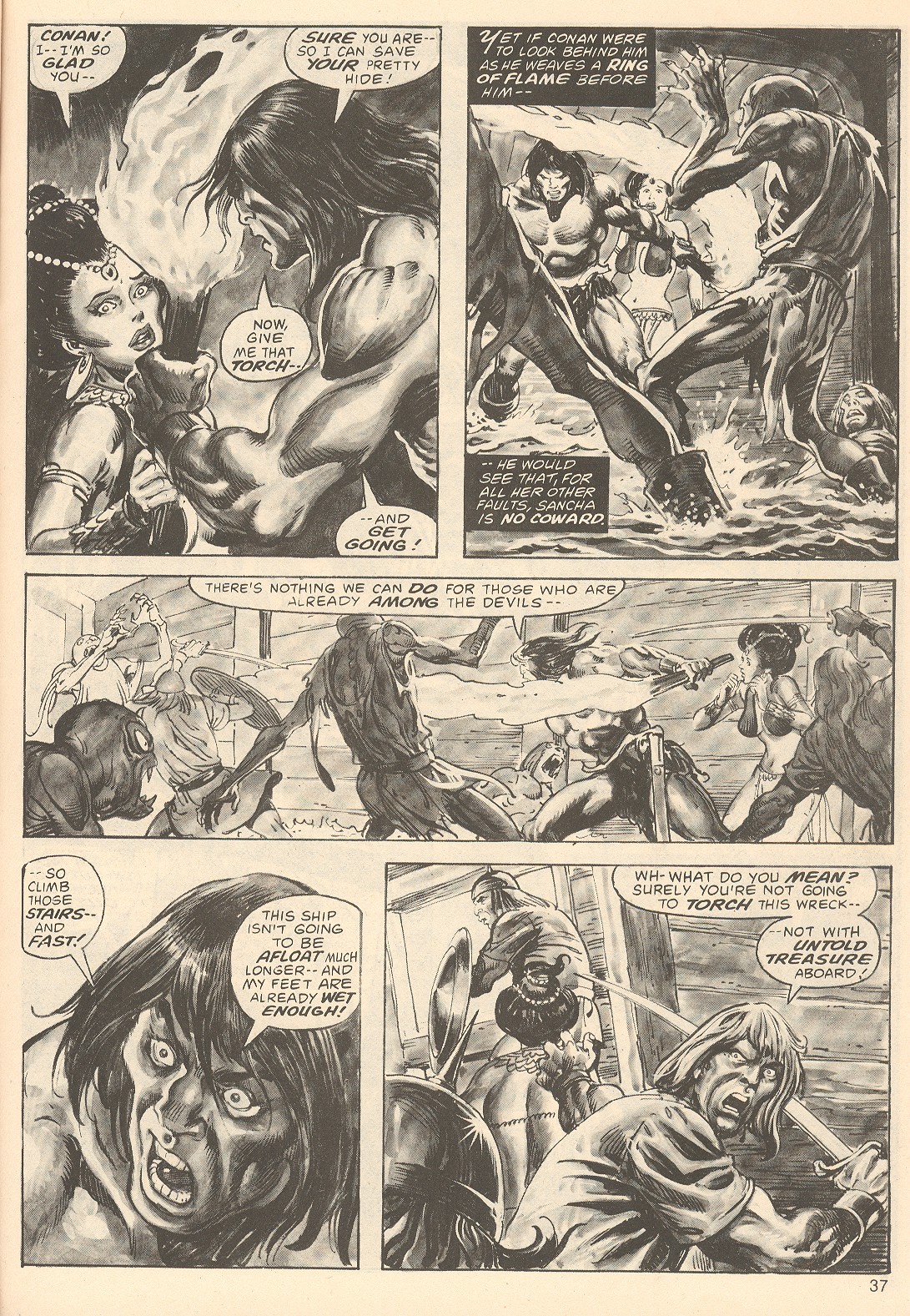 Read online The Savage Sword Of Conan comic -  Issue #67 - 37