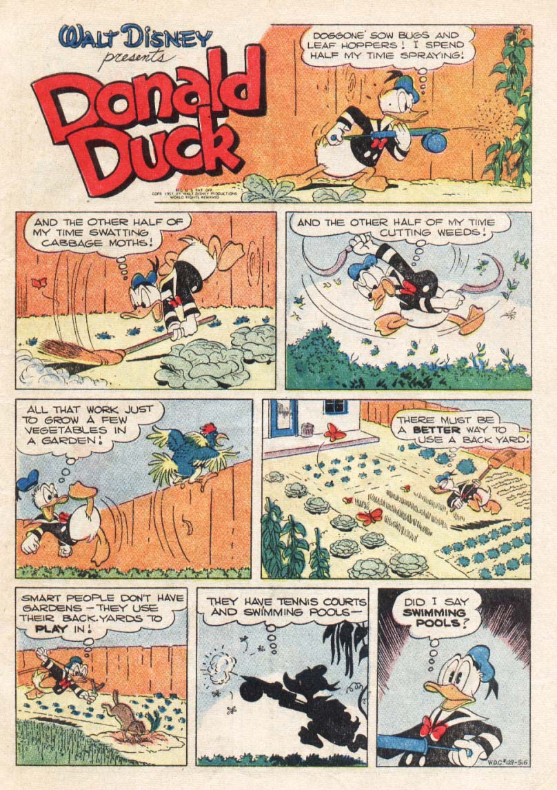Read online Walt Disney's Comics and Stories comic -  Issue #129 - 3