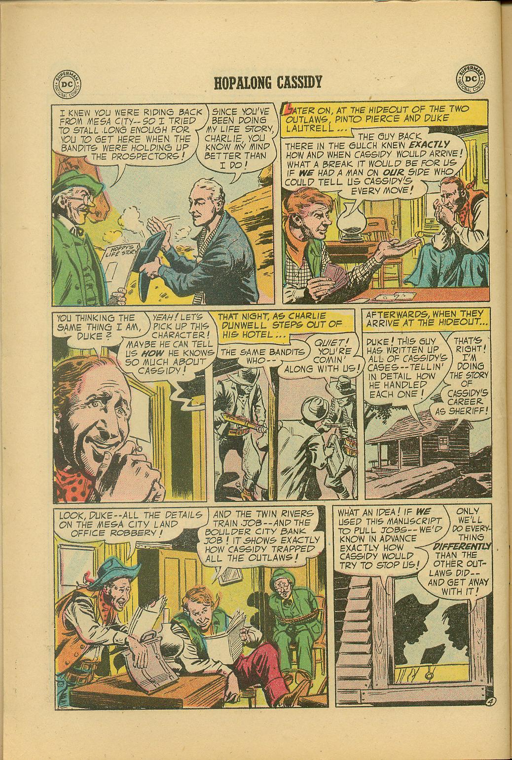 Read online Hopalong Cassidy comic -  Issue #100 - 6