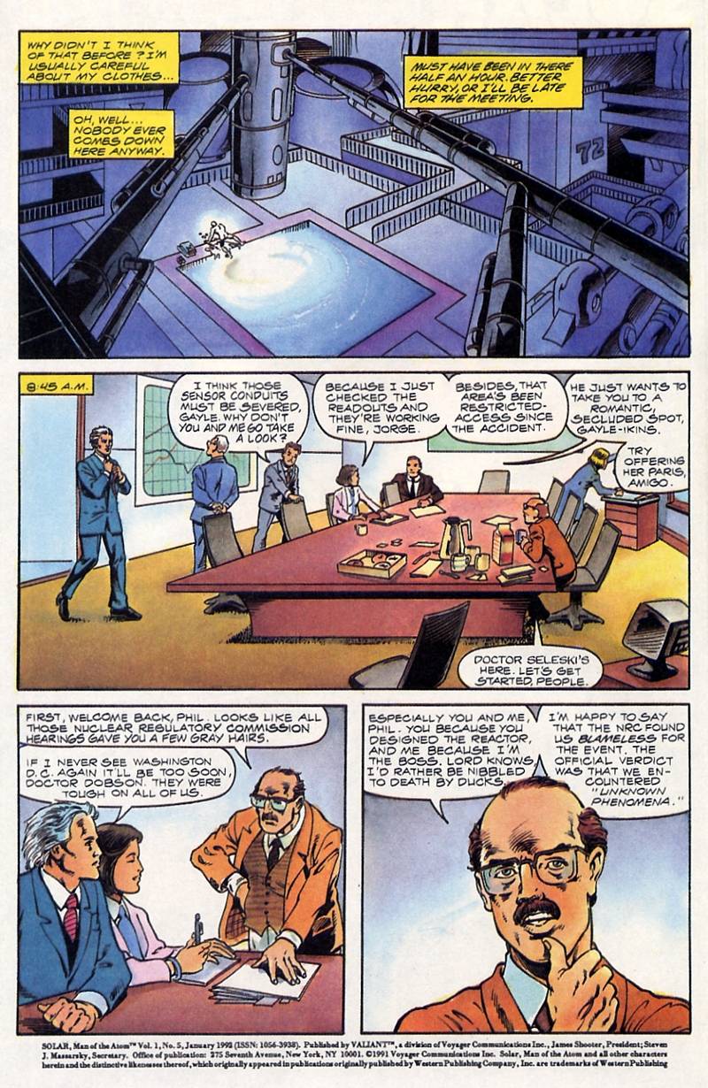 Read online Solar, Man of the Atom comic -  Issue #5 - 3