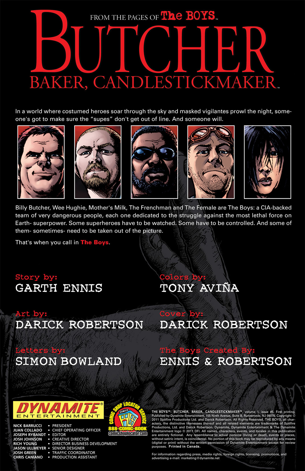 Read online The Boys: Butcher, Baker, Candlestickmaker comic -  Issue #5 - 2
