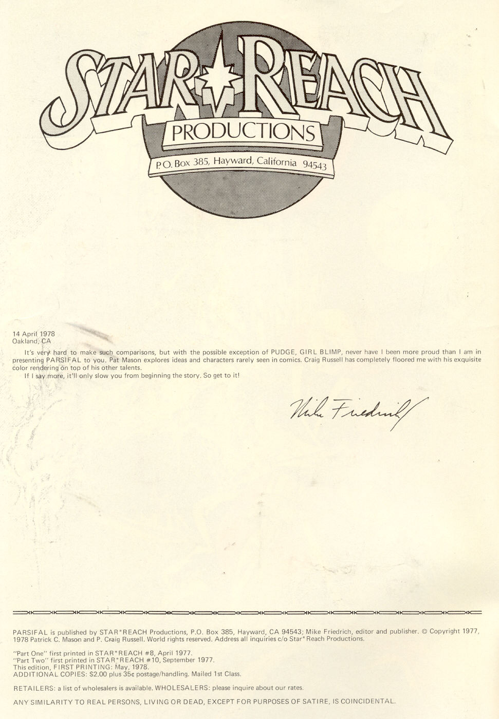 Read online Parsifal comic -  Issue # Full - 2