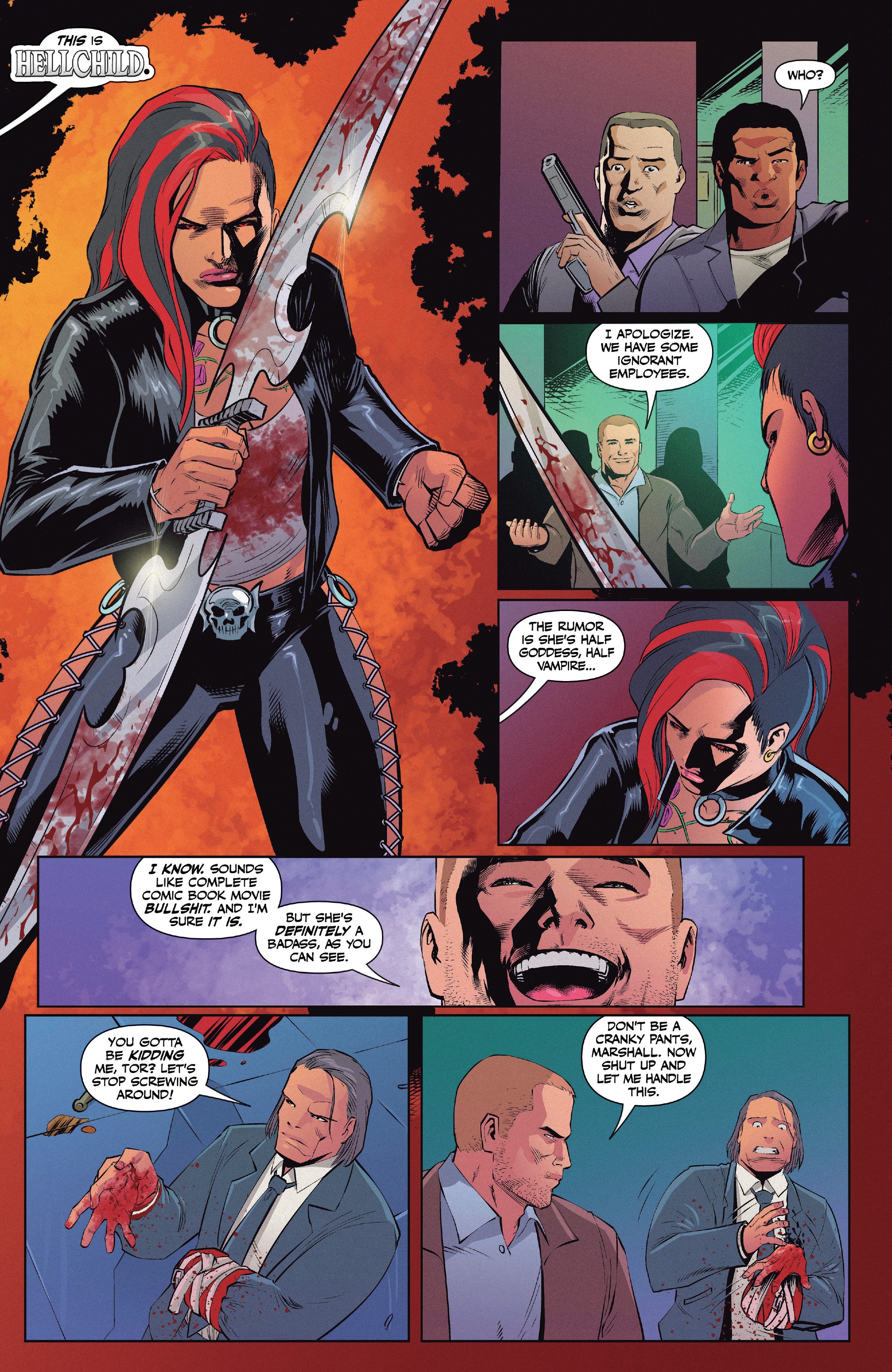 Read online Hellchild: Blood Money comic -  Issue #2 - 8