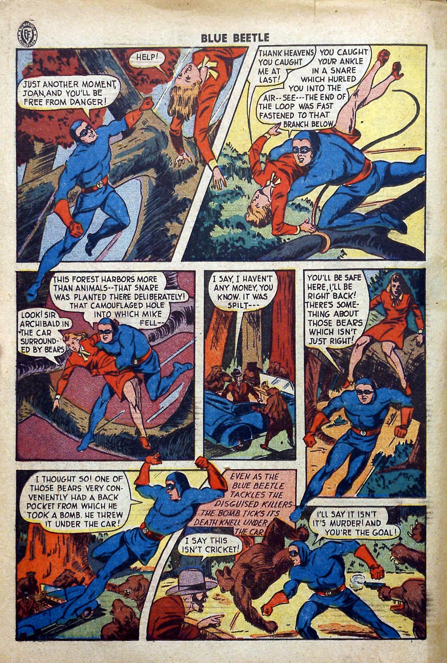 Read online The Blue Beetle comic -  Issue #37 - 5