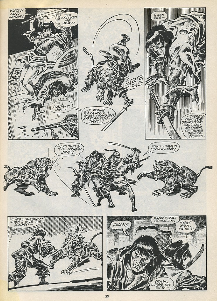 Read online The Savage Sword Of Conan comic -  Issue #194 - 25