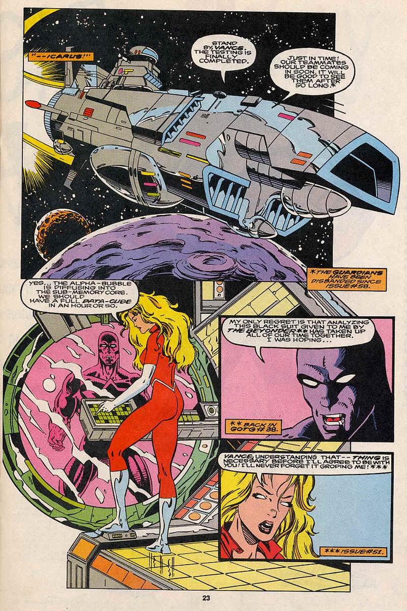 Read online Guardians of the Galaxy (1990) comic -  Issue #62 - 19