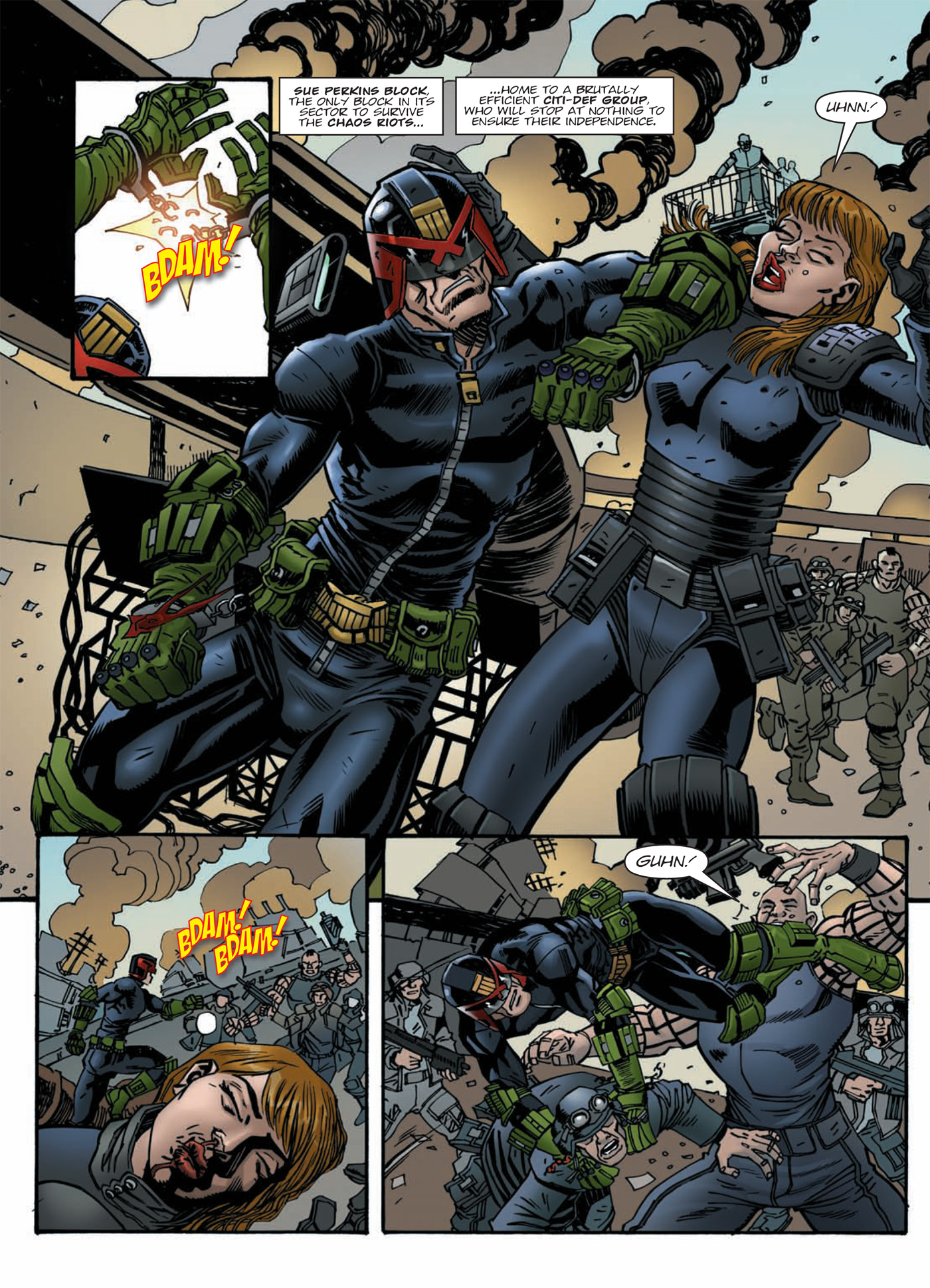 Read online Judge Dredd: Day of Chaos: Fallout comic -  Issue # TPB (Part 1) - 30