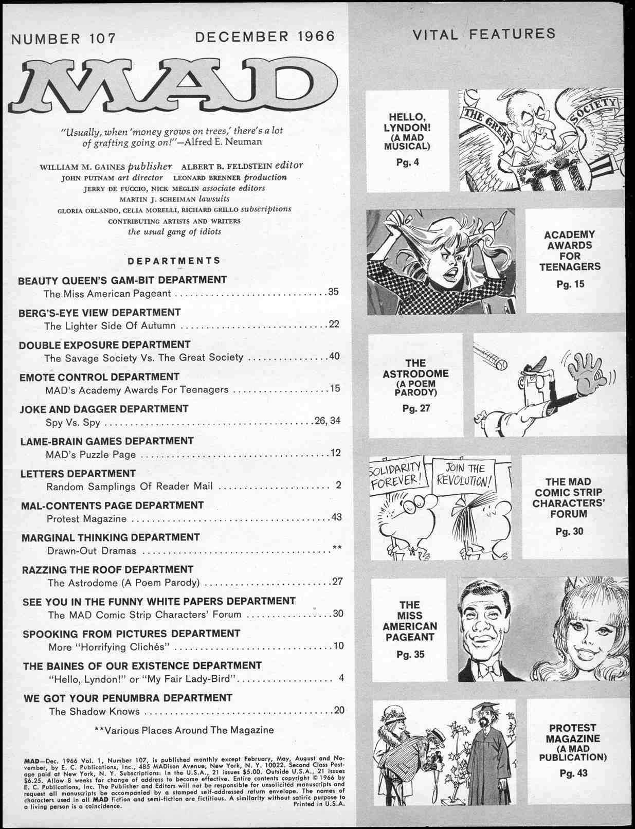 Read online MAD comic -  Issue #107 - 3