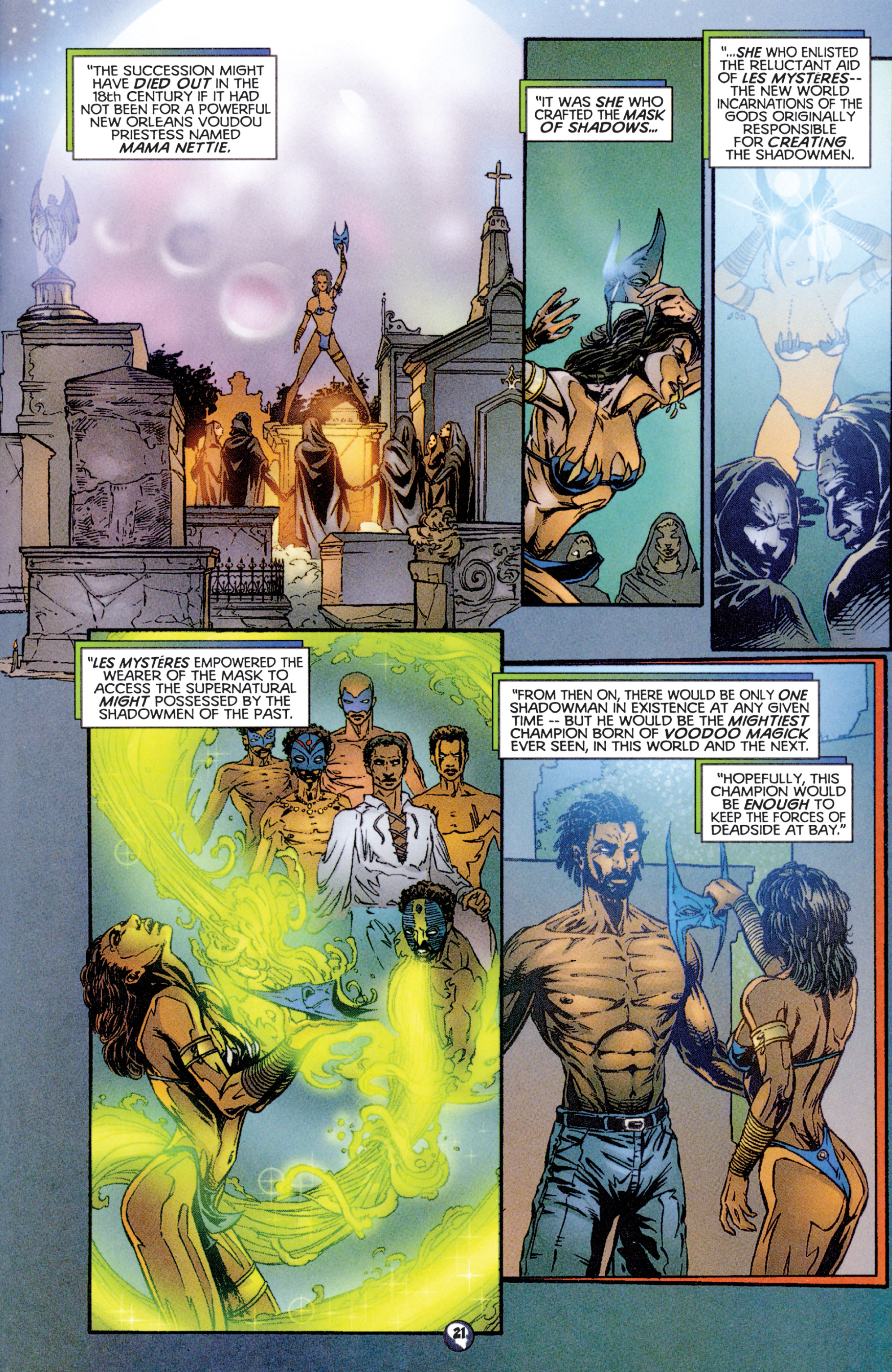 Read online Shadowman (1997) comic -  Issue #16 - 17
