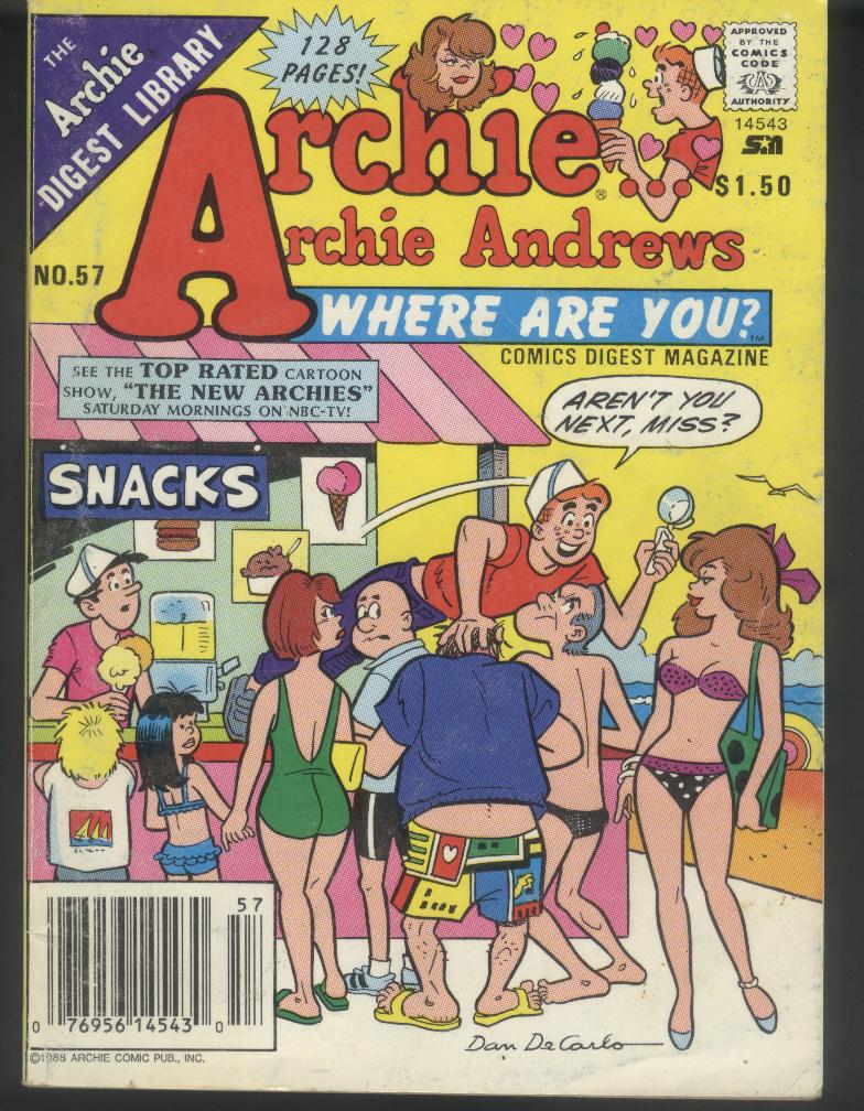 Read online Archie...Archie Andrews, Where Are You? Digest Magazine comic -  Issue #57 - 1
