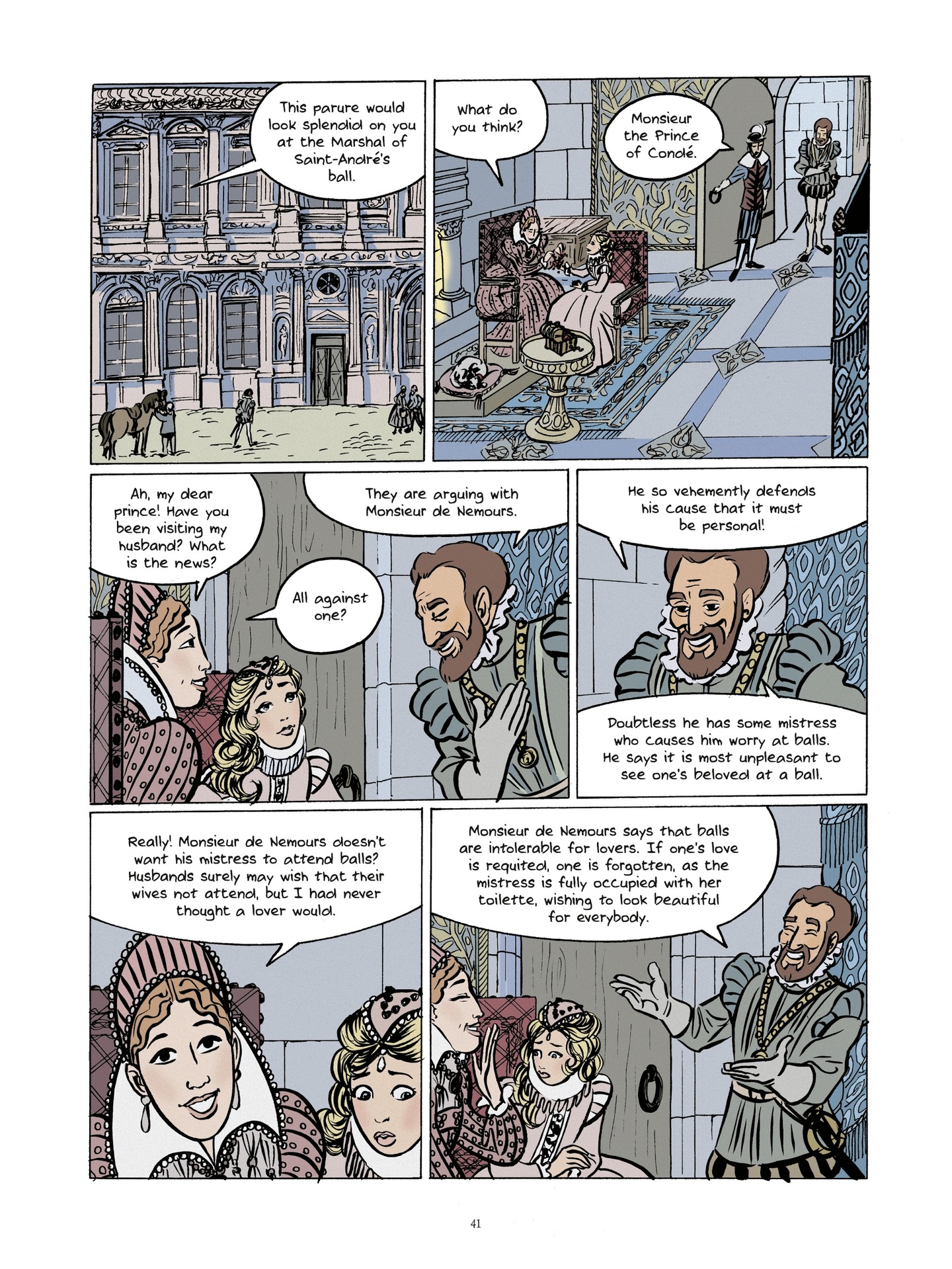 Read online The Princess of Clèves comic -  Issue # TPB (Part 1) - 37