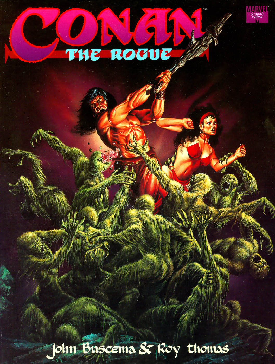 Read online Marvel Graphic Novel comic -  Issue #69 - Conan - The Rogue - 1