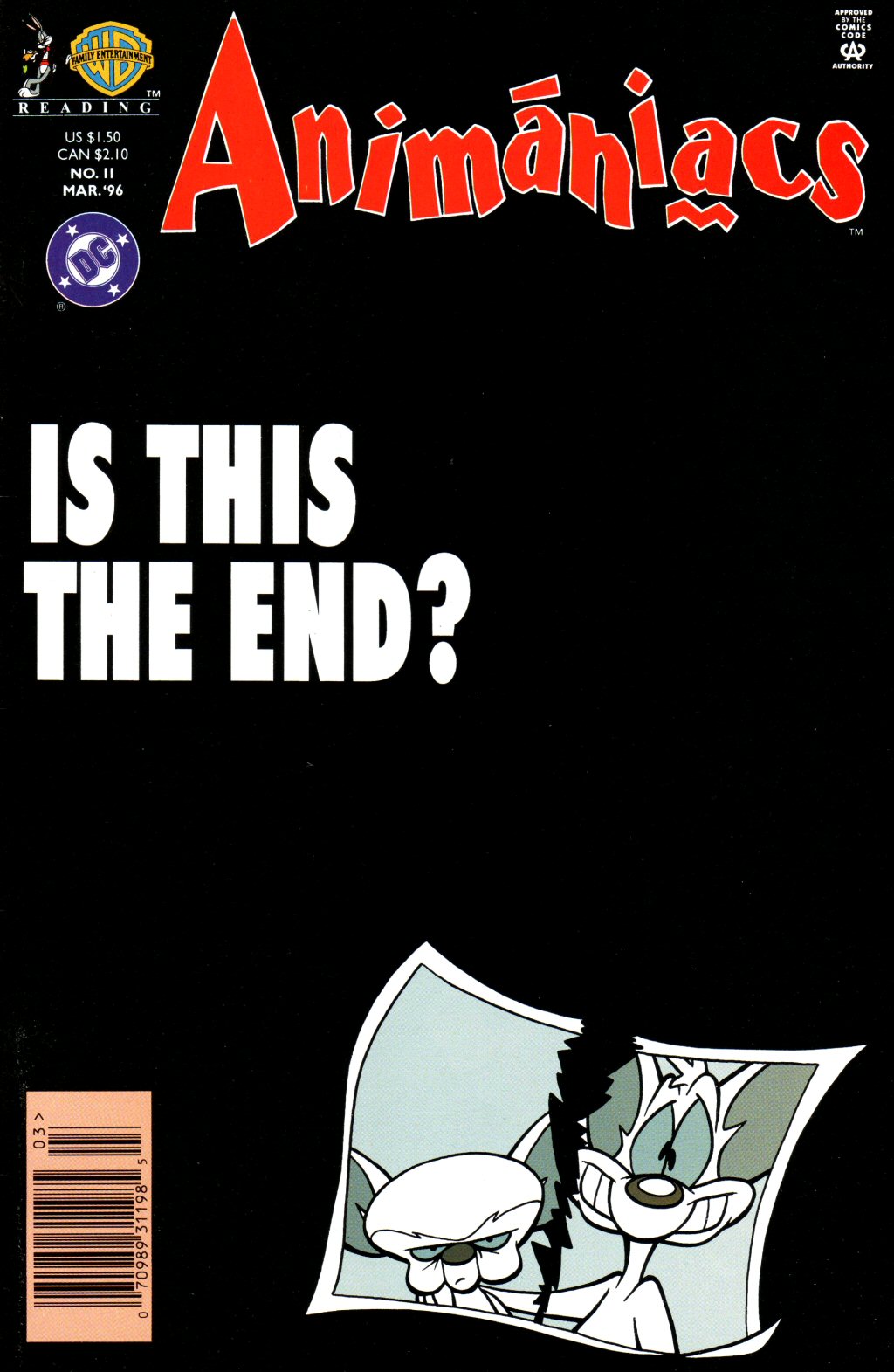 Read online Animaniacs comic -  Issue #11 - 1