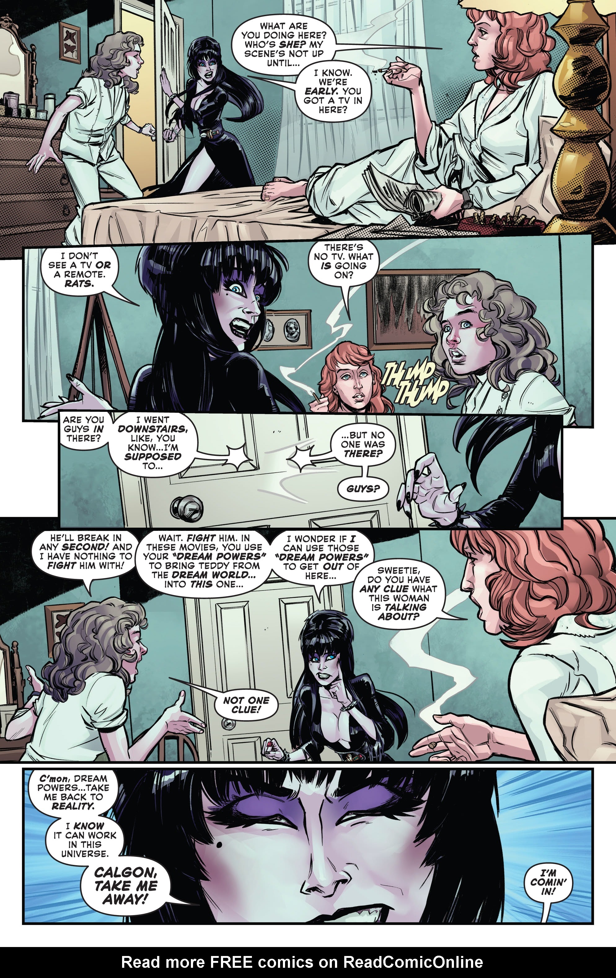Read online Elvira in Horrorland comic -  Issue #4 - 12