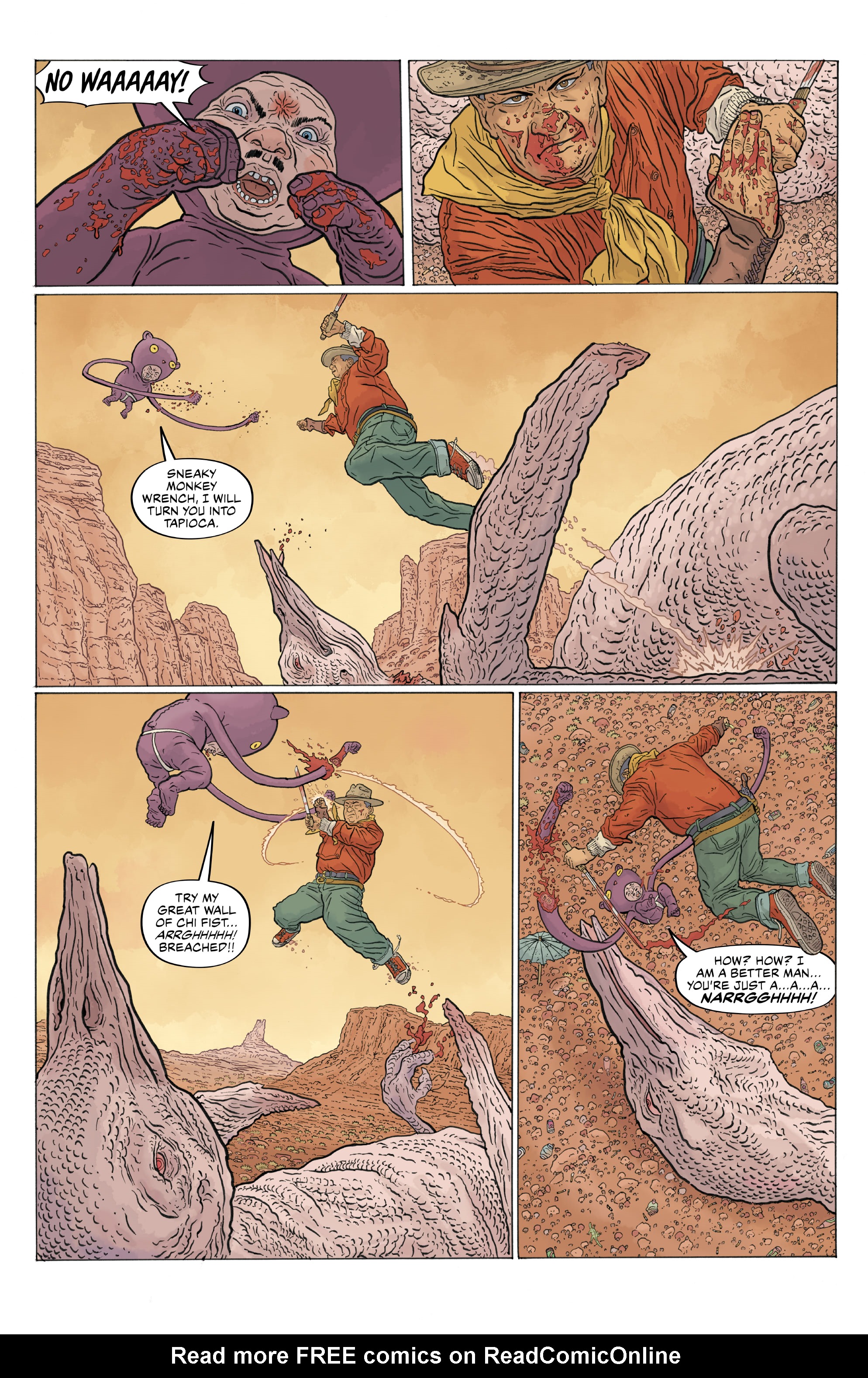 Read online Shaolin Cowboy: Cruel to Be Kin comic -  Issue #3 - 18
