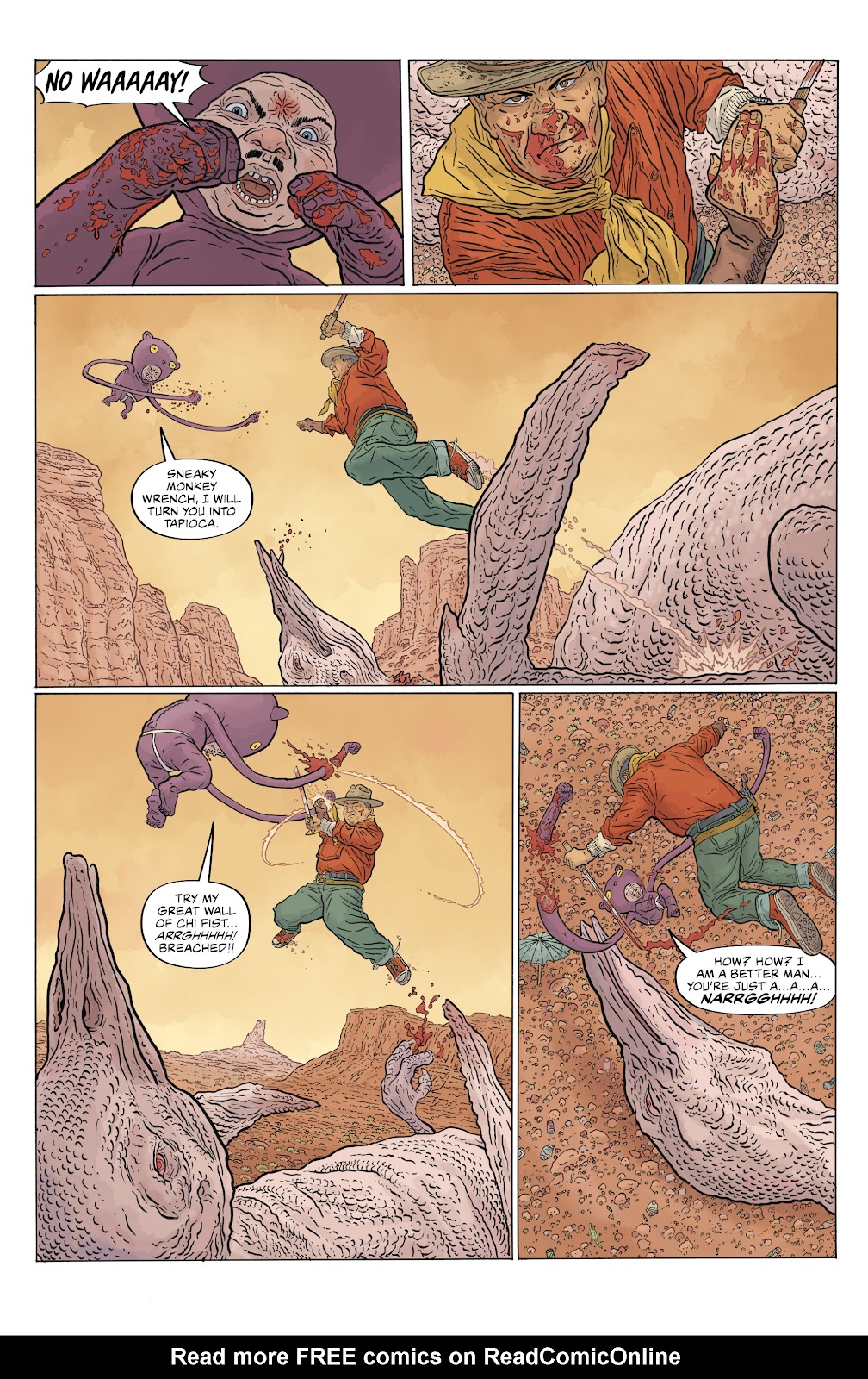 Shaolin Cowboy: Cruel to Be Kin issue 3 - Page 18
