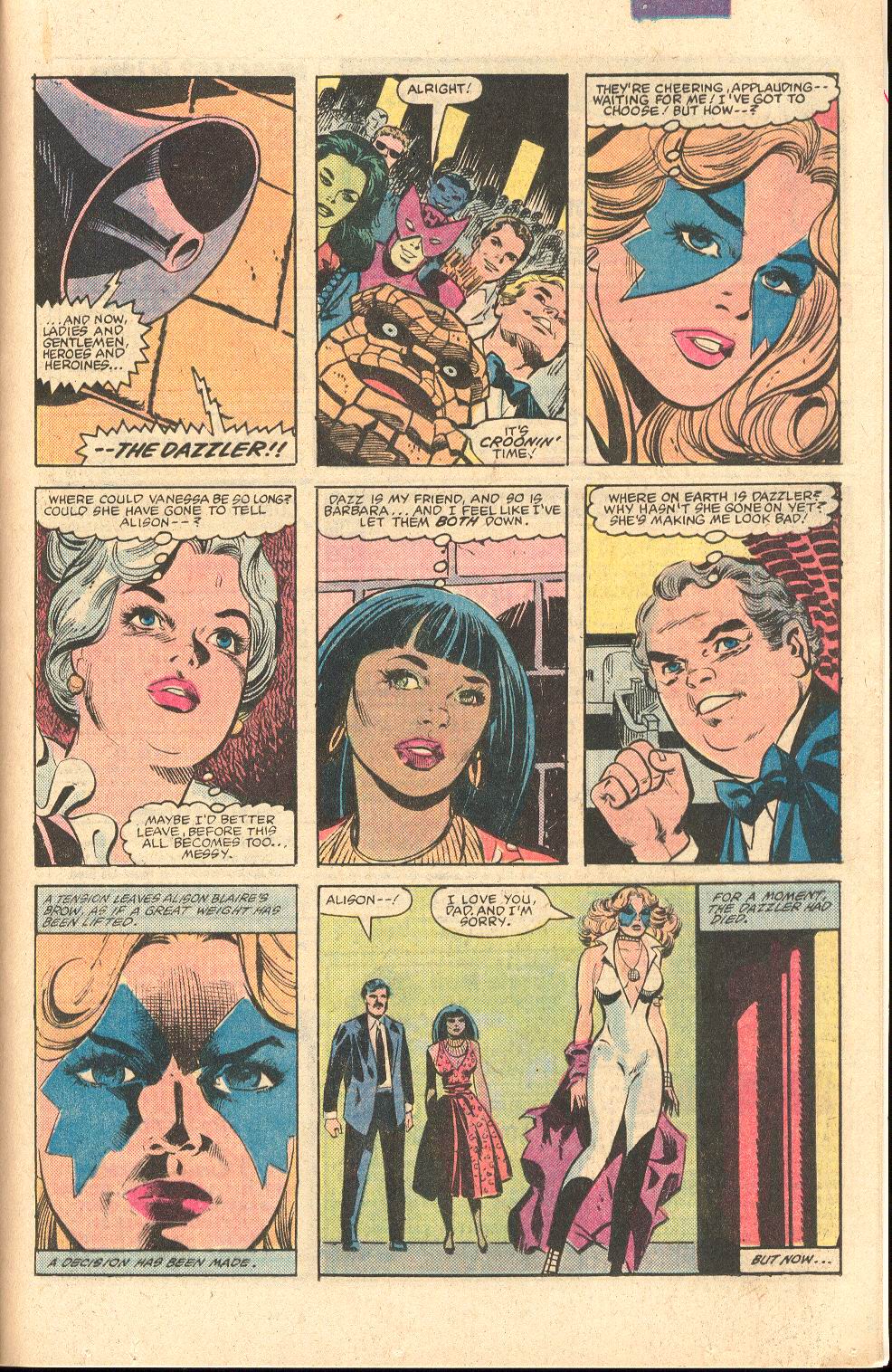 Read online Dazzler (1981) comic -  Issue #21 - 32