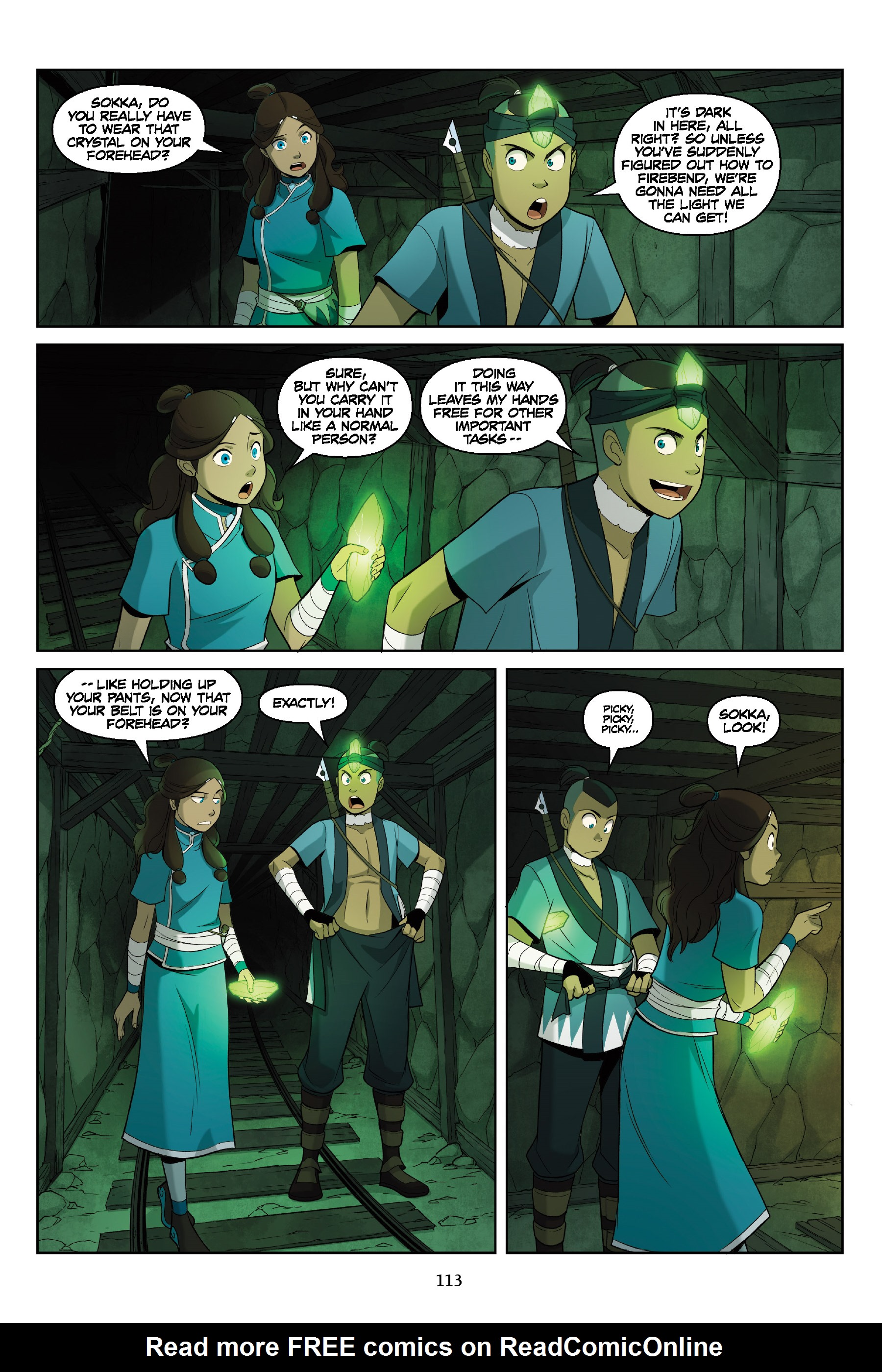 Read online Nickelodeon Avatar: The Last Airbender - The Rift comic -  Issue # _Omnibus (Part 2) - 13
