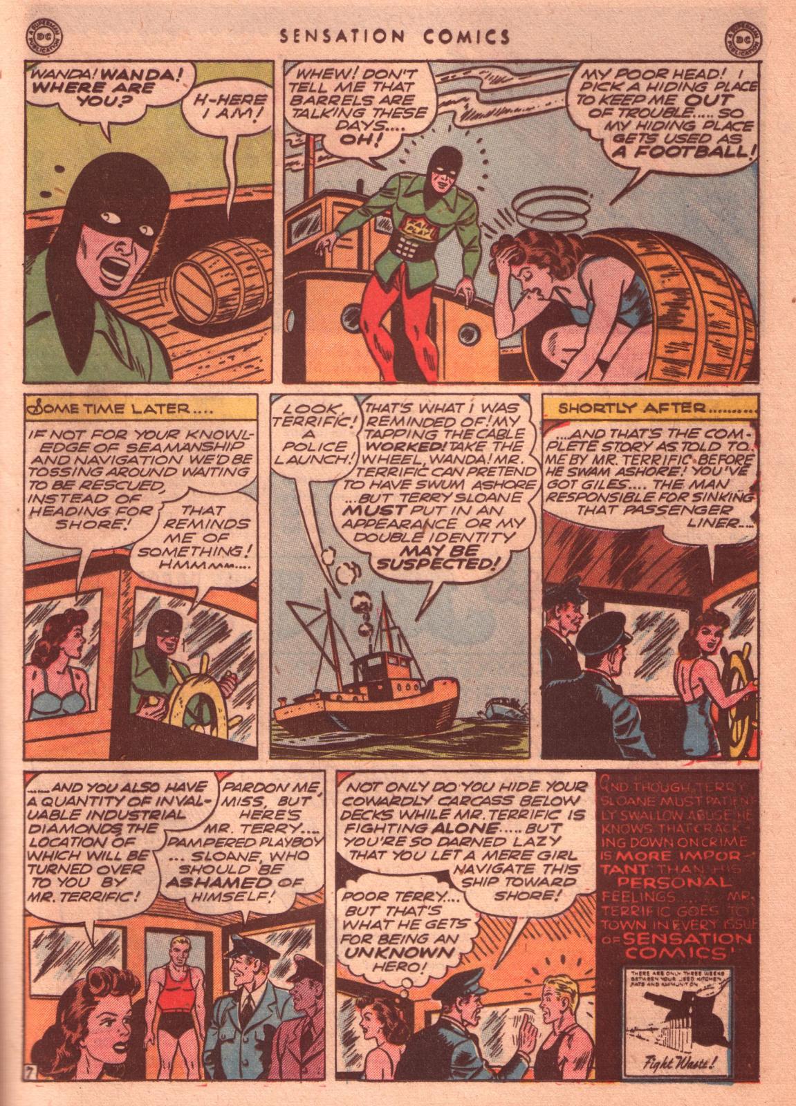 Read online Sensation (Mystery) Comics comic -  Issue #35 - 37