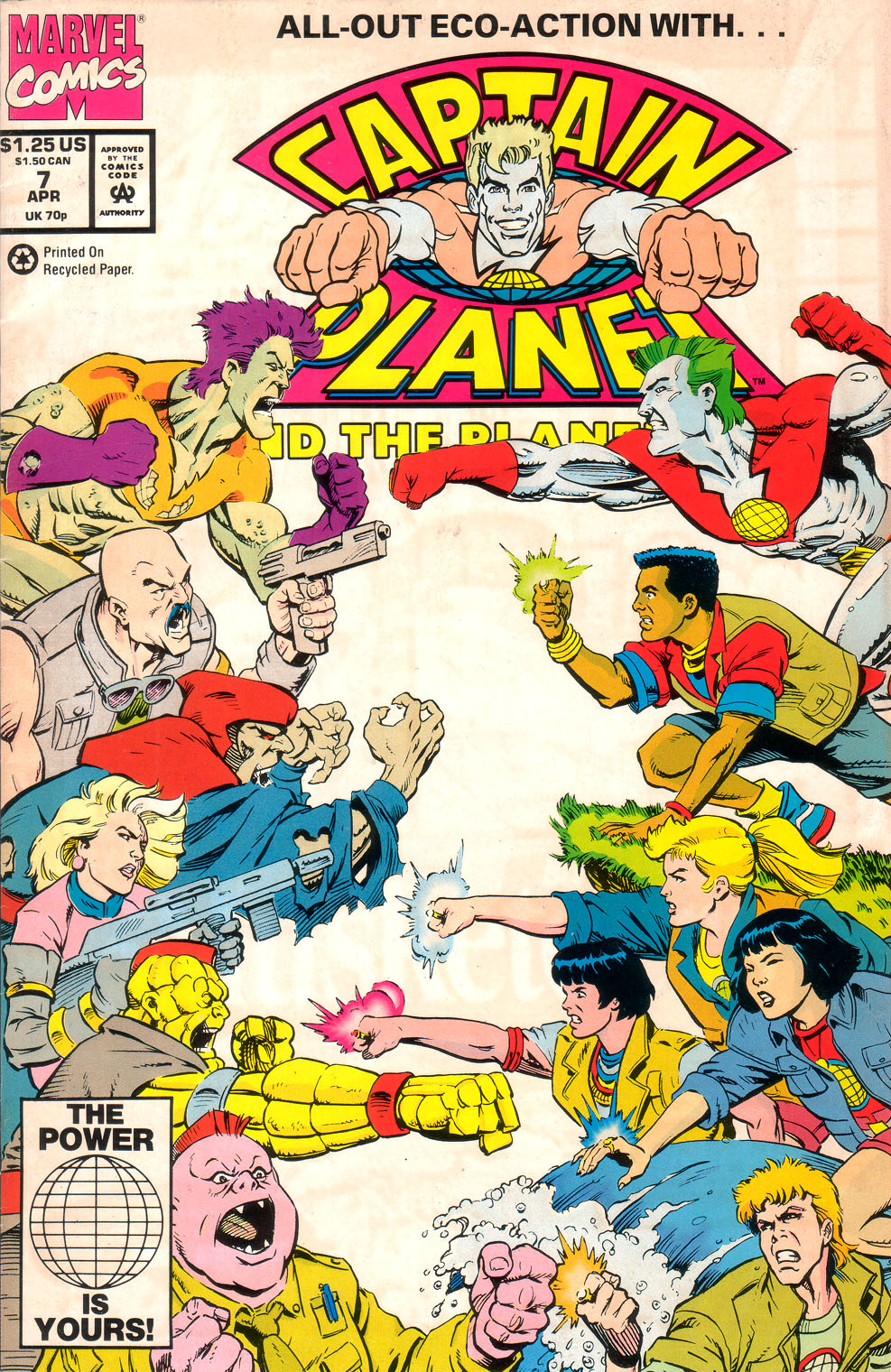 Read online Captain Planet and the Planeteers comic -  Issue #7 - 1