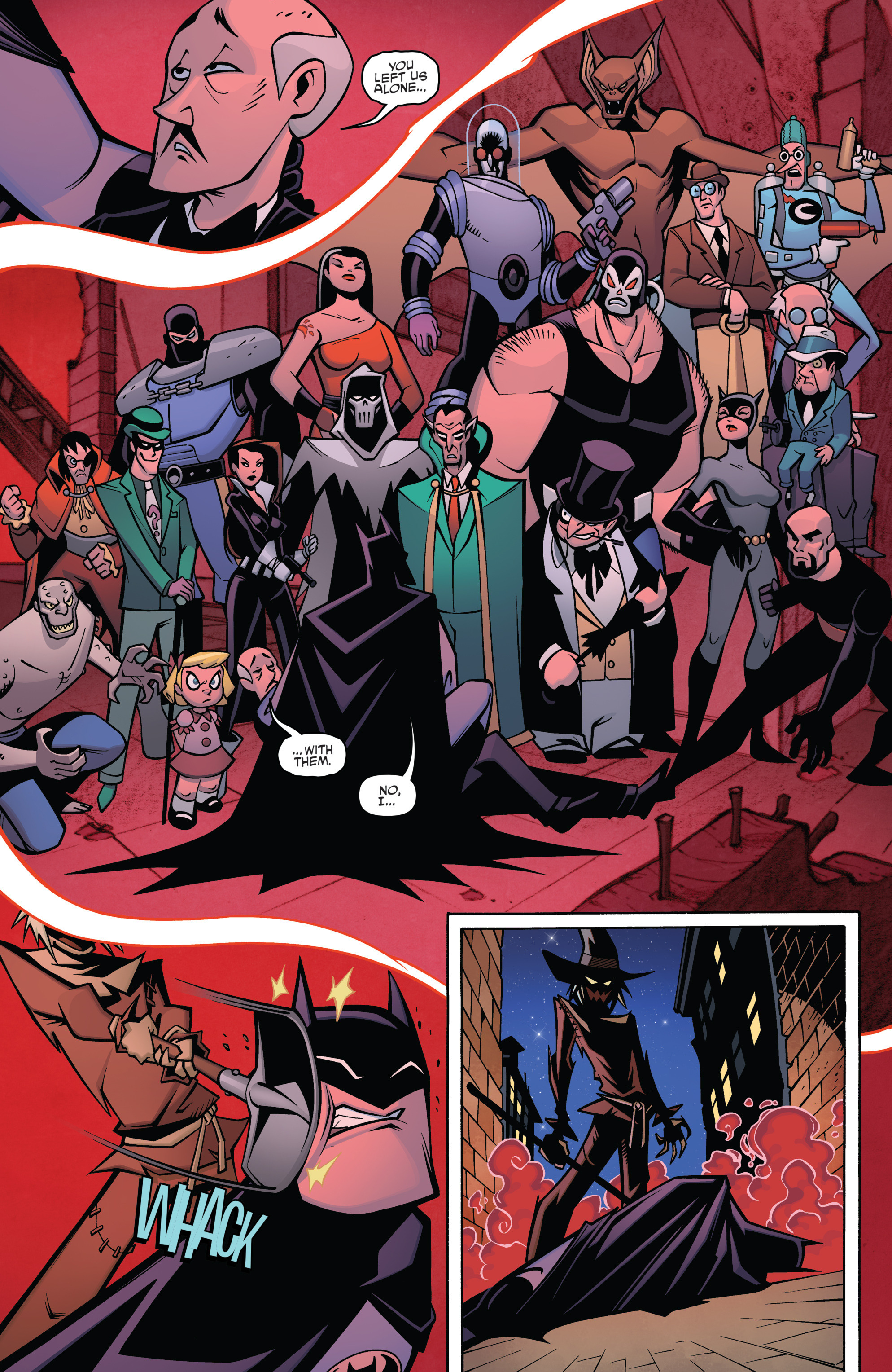 Read online Batman/Teenage Mutant Ninja Turtles Adventure comic -  Issue #4 - 5