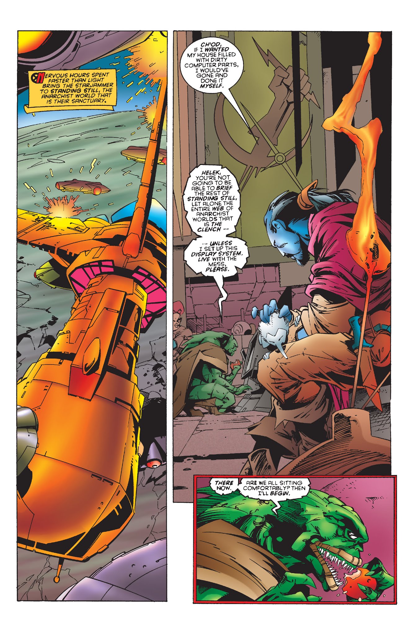 Read online Excalibur Visionaries: Warren Ellis comic -  Issue # TPB 2 (Part 2) - 96