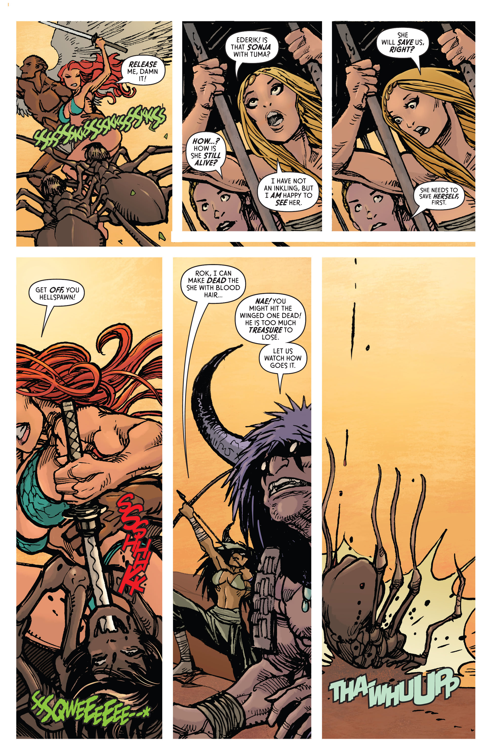 Read online The Invincible Red Sonja comic -  Issue #8 - 9
