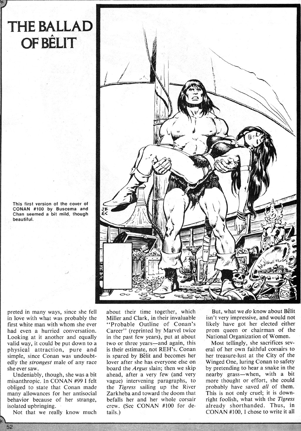 Read online The Savage Sword Of Conan comic -  Issue #41 - 52