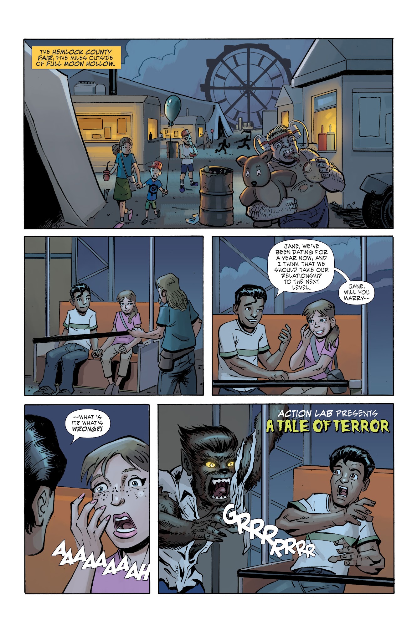 Read online Ghoul Scouts: I Was A Tweenage Werewolf! comic -  Issue #1 - 4