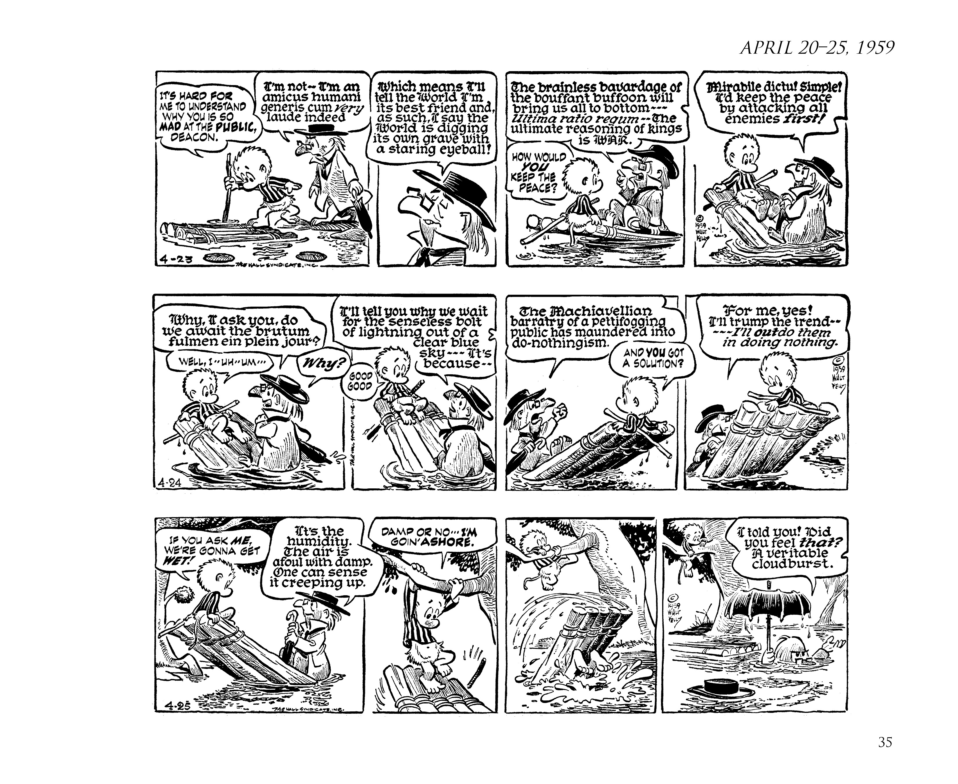 Read online Pogo by Walt Kelly: The Complete Syndicated Comic Strips comic -  Issue # TPB 6 (Part 1) - 45