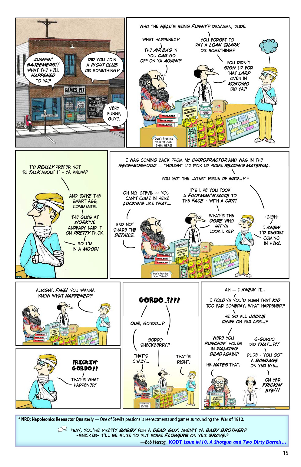 Read online Knights of the Dinner Table comic -  Issue #206 - 17