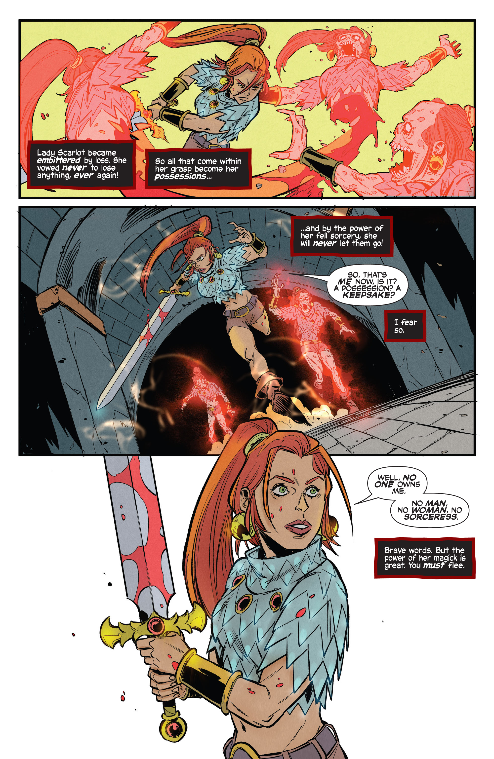 Read online Immortal Red Sonja comic -  Issue #4 - 18