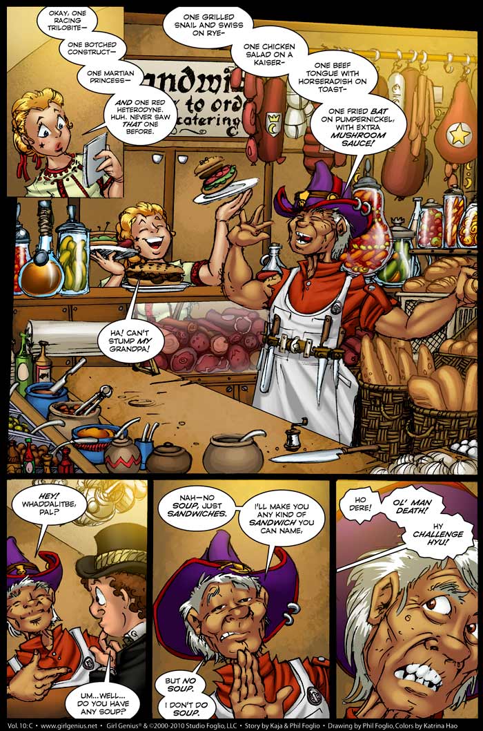 Read online Girl Genius (2002) comic -  Issue #10 - 128