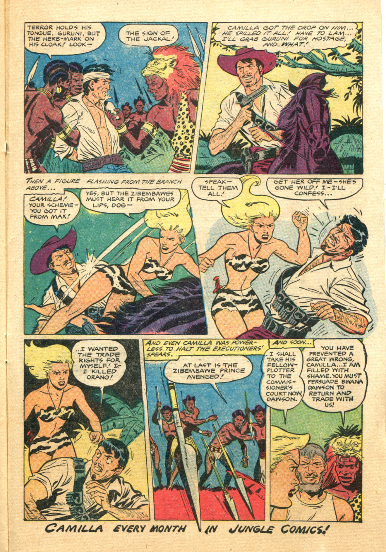 Read online Jungle Comics comic -  Issue #147 - 35