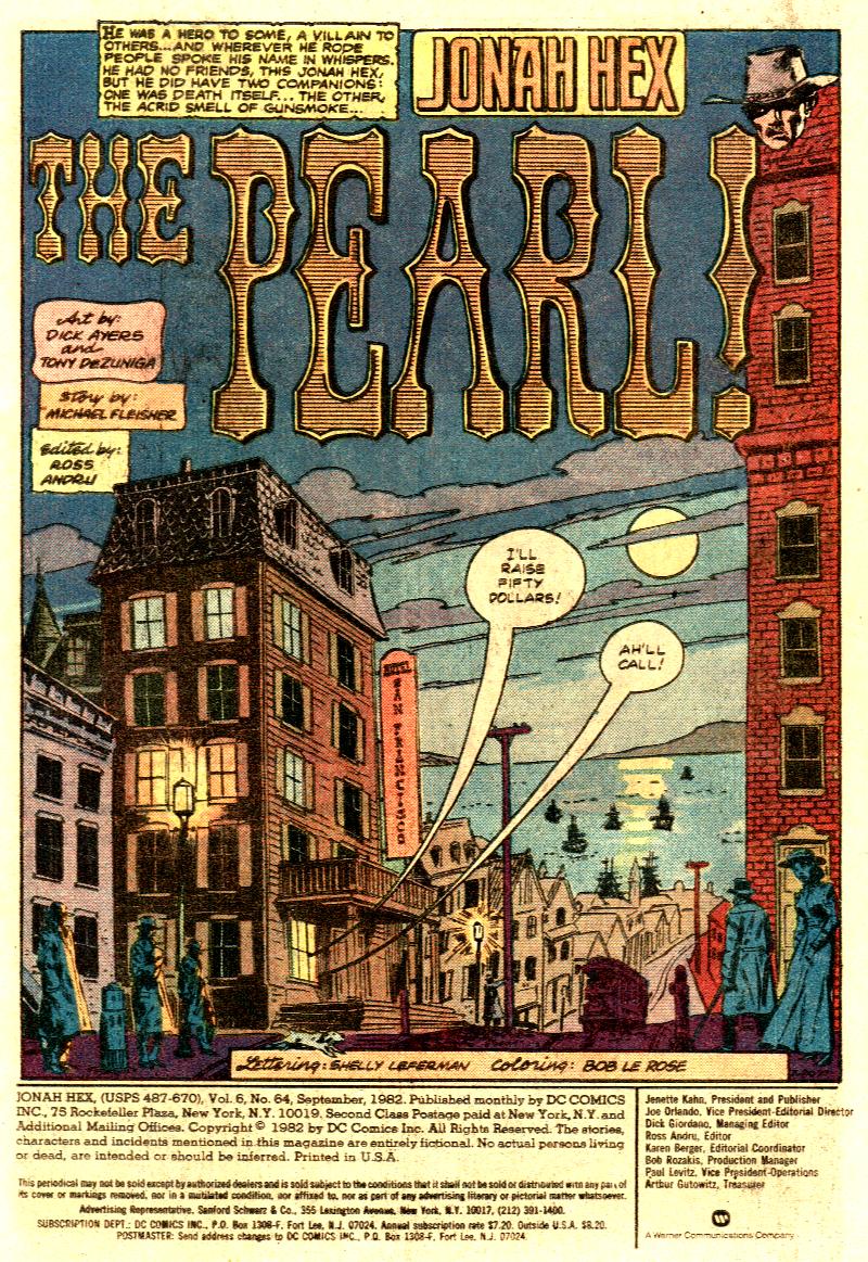 Read online Jonah Hex (1977) comic -  Issue #64 - 2