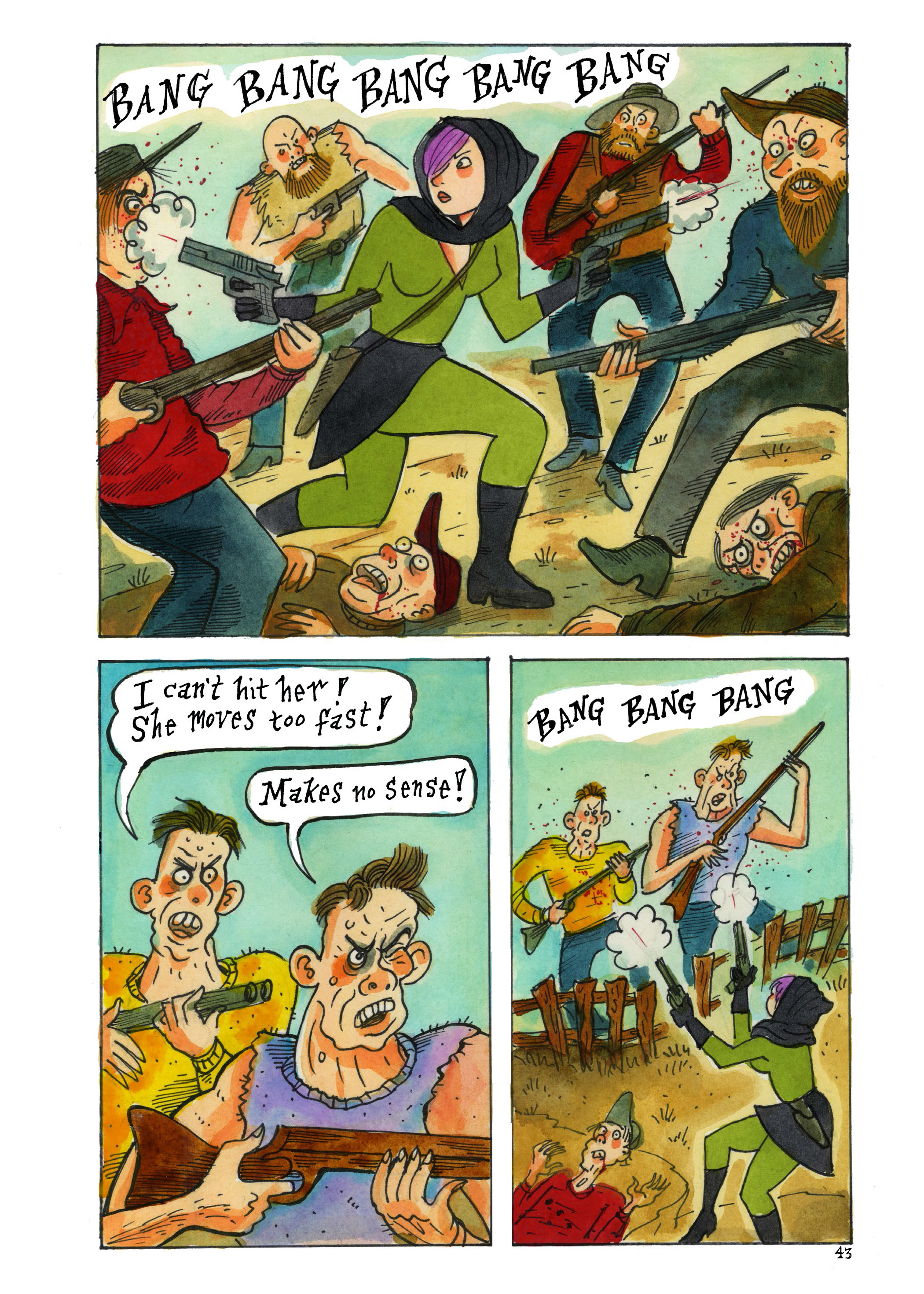 Read online Violenzia and Other Deadly Amusements comic -  Issue # TPB - 44